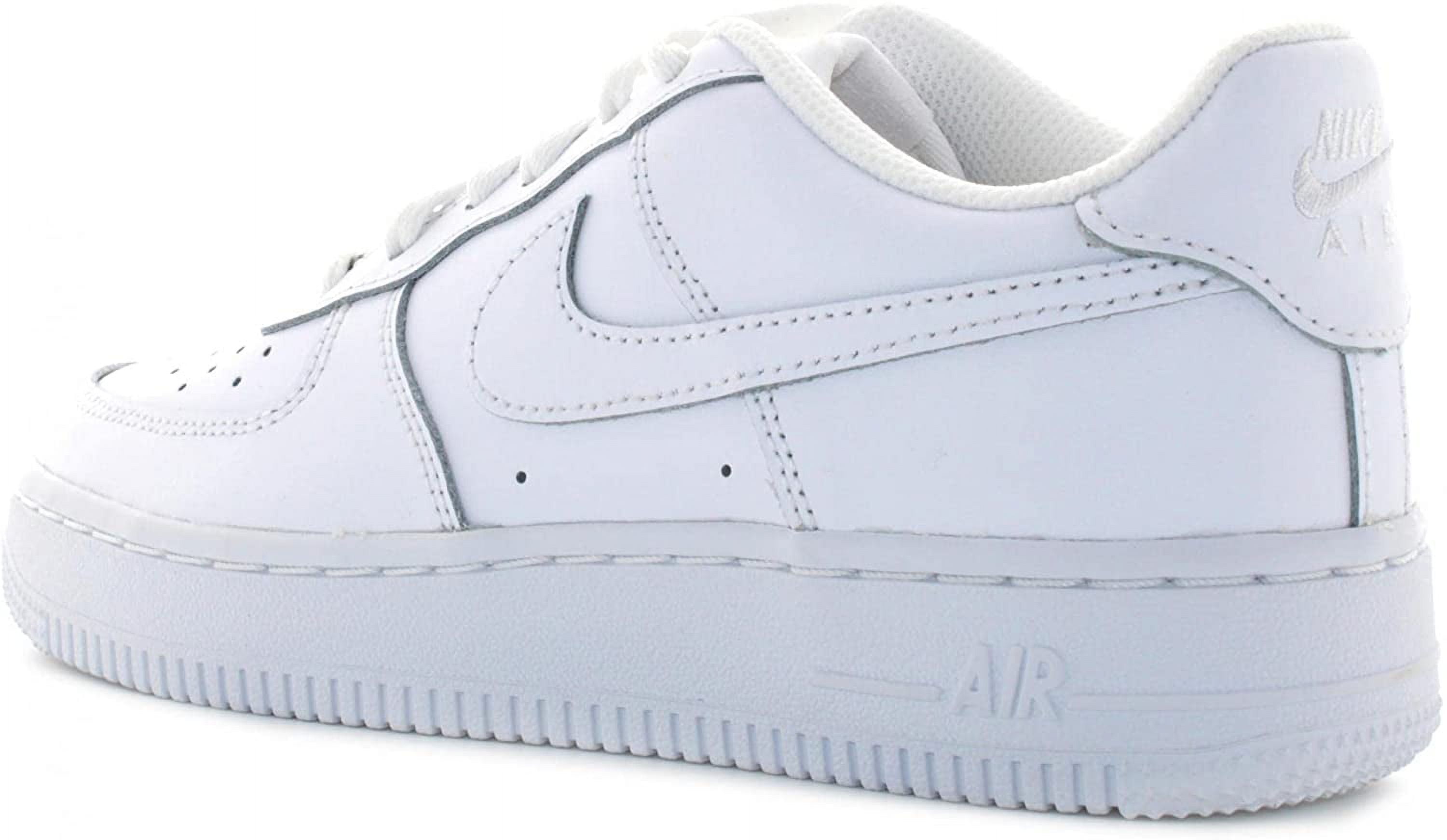 Nike Air Force 1 Low LE Kids Casual Sneakers (White, 4.5 Big Kid) 8nlrv