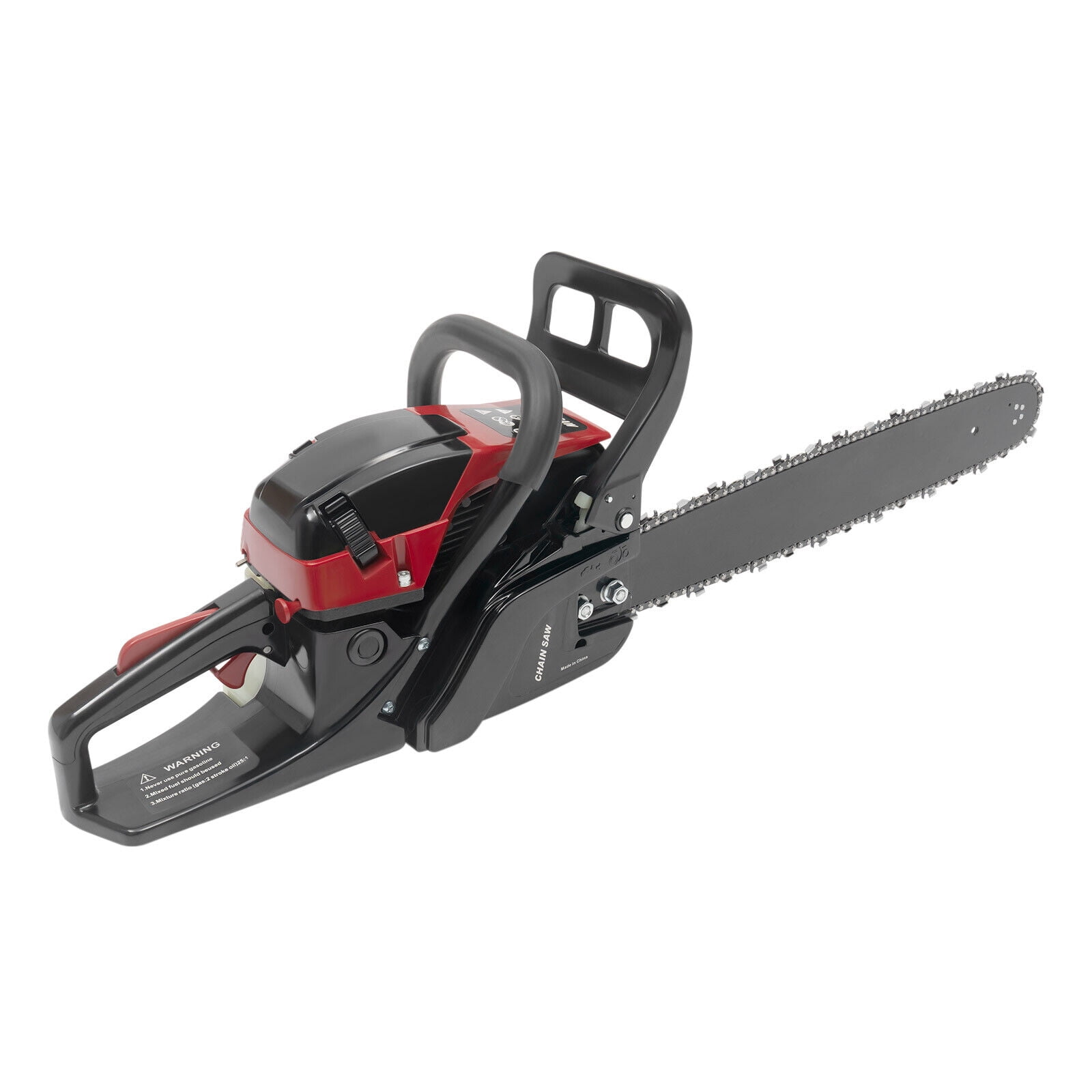 Generic 20-Inch Gasoline Chainsaw 58cc 2-Stroke Engine (Black, 20 in) icytf