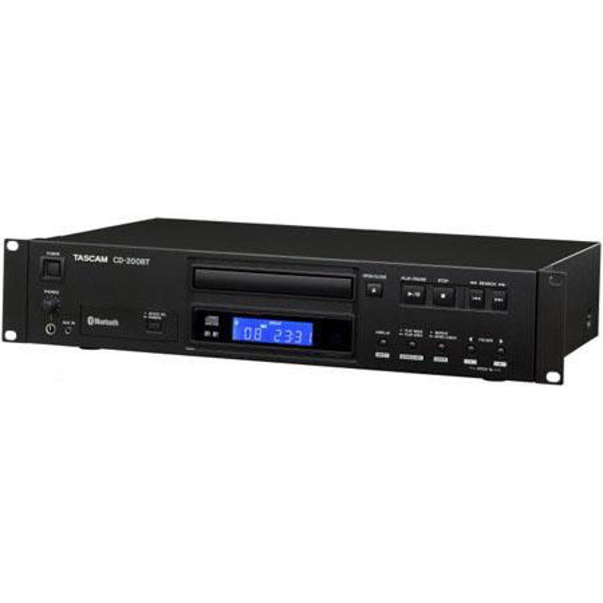 TASCAM CD-200BT Professional CD Player with Bluetooth Receiver (2U Rack Mount) jabqc