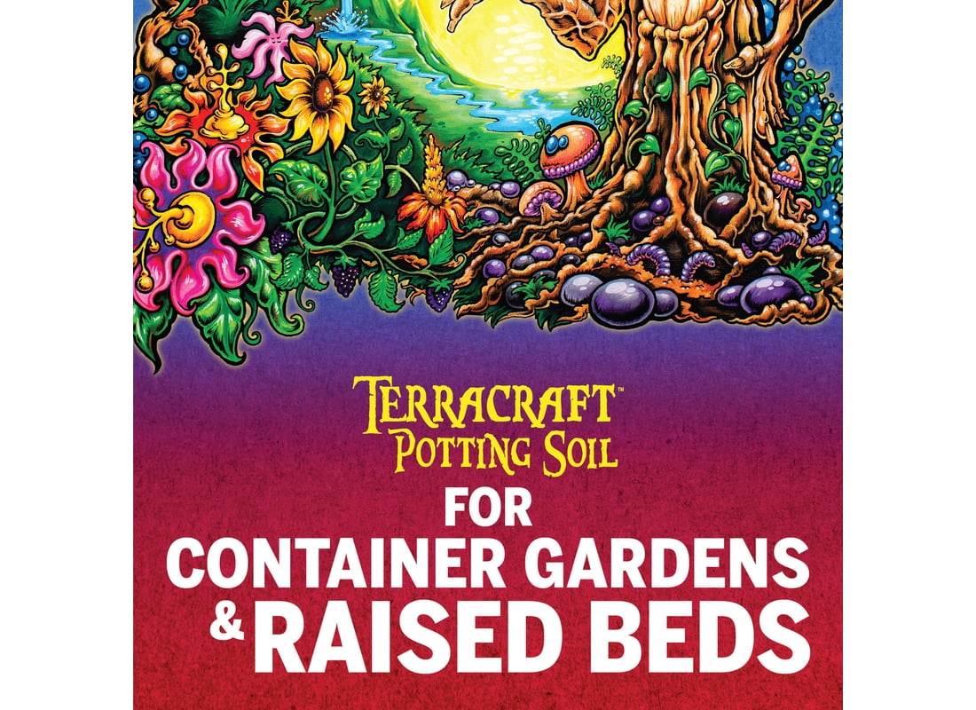 Mother Earth Terracraft All-Purpose Potting Soil with Fertilizer (Light Brown, 2 cu ft) tp0xg