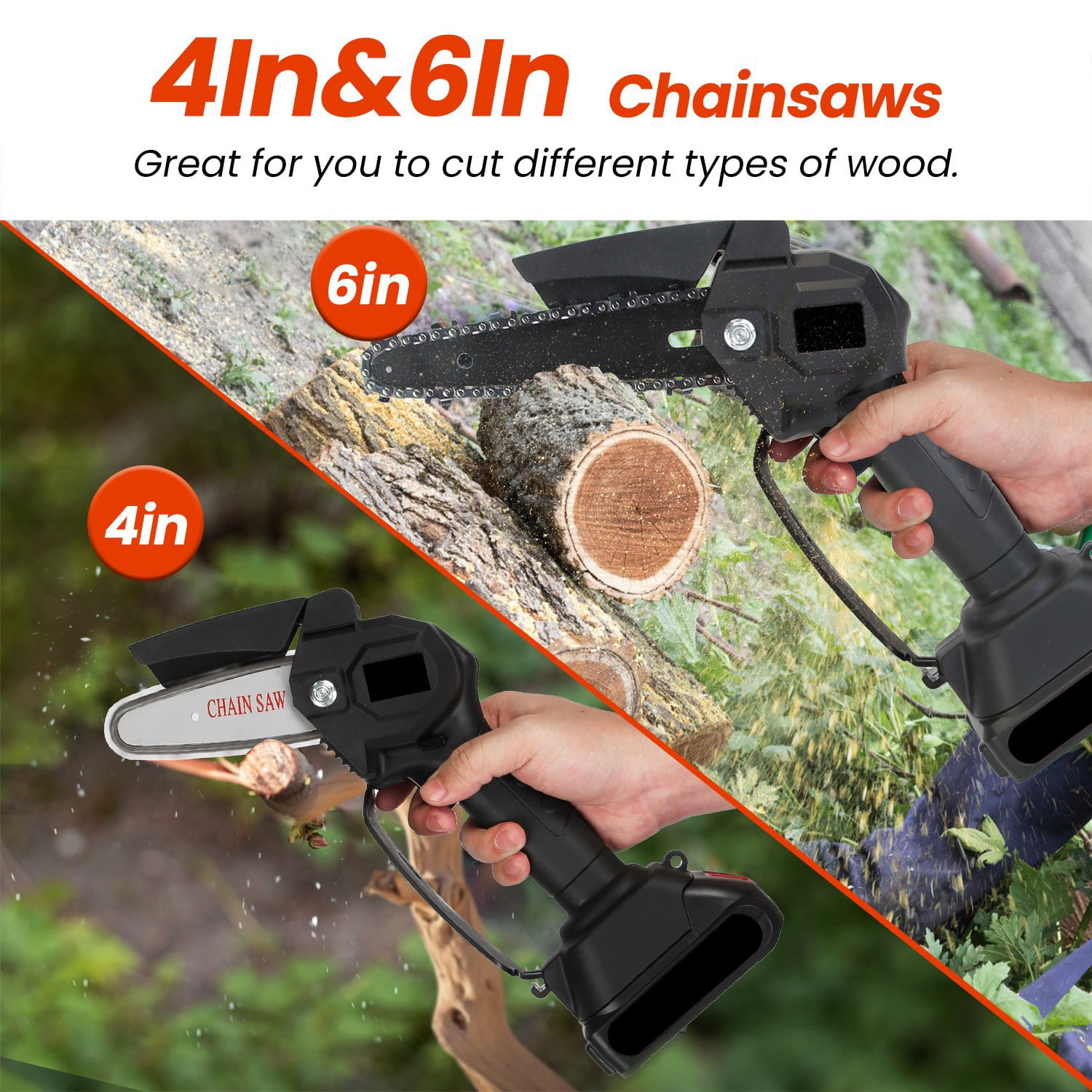 Imountek 3-in-1 Cordless Electric Pole Saw and Grass Trimmer Kit (Black, 75 in) wrdsm
