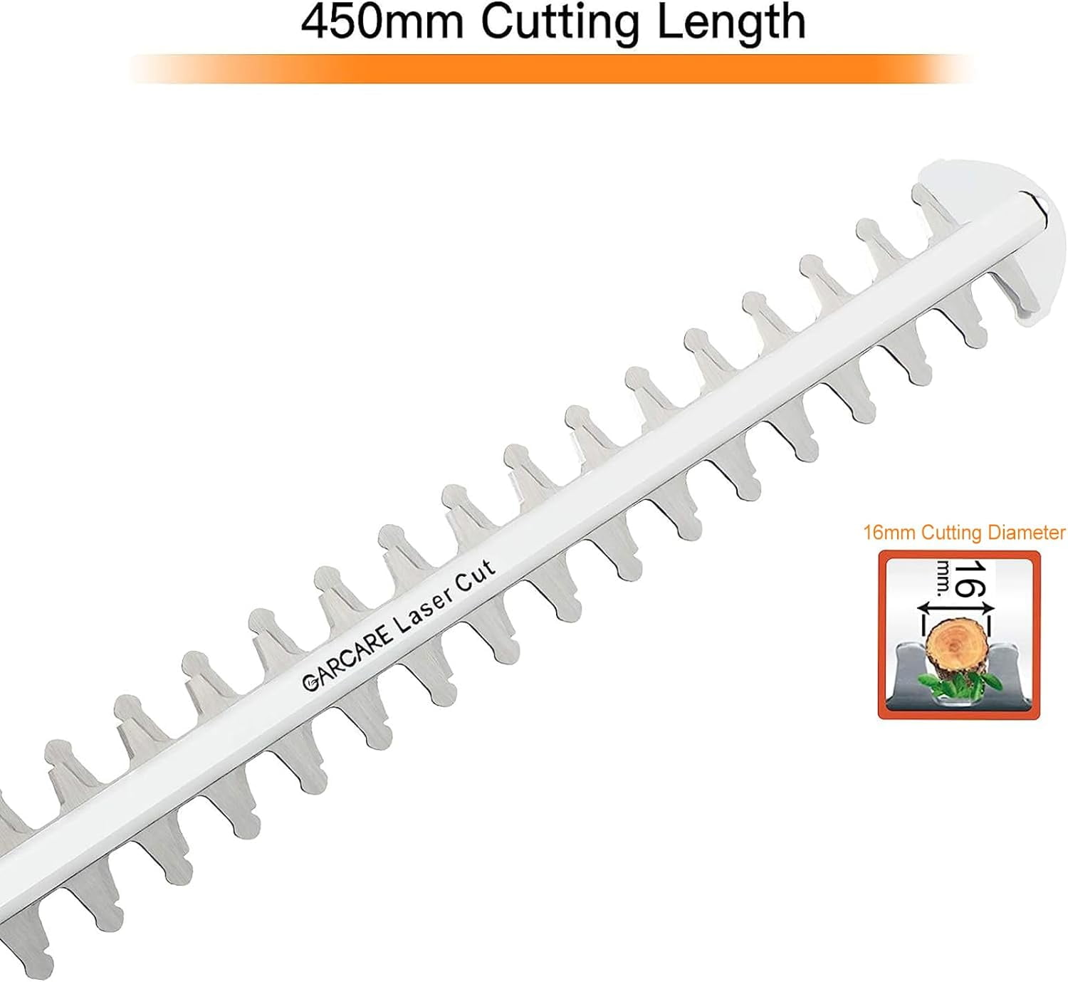 GarCare 2-in-1 Electric Pole Hedge Trimmer, Corded Garden Pruner with 18 in Dual-Action Blade (18 in) kwci5