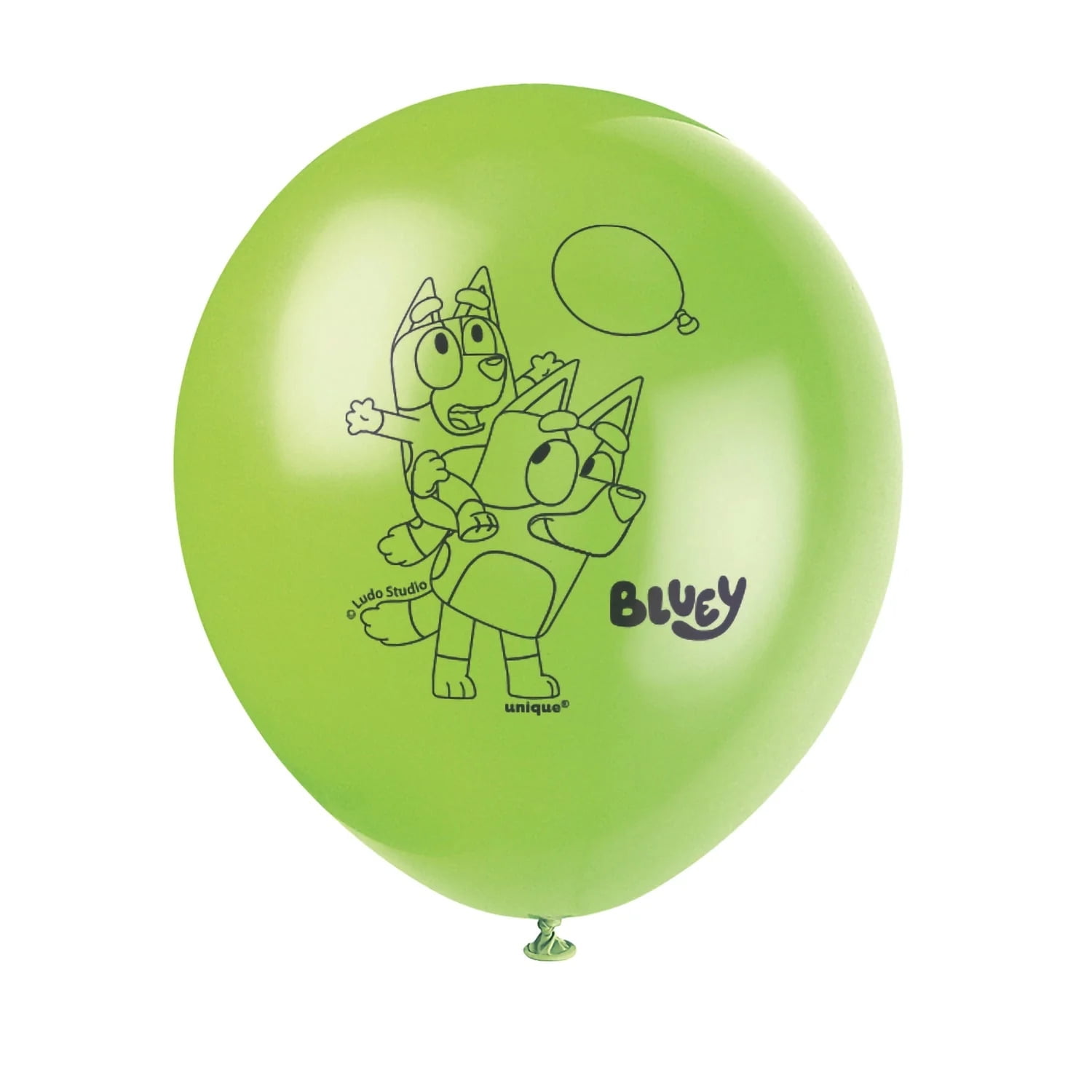 Bluey Latex Party Balloons for Birthday Decorations (Blue, 8 Ct, 12 in) dz4ga
