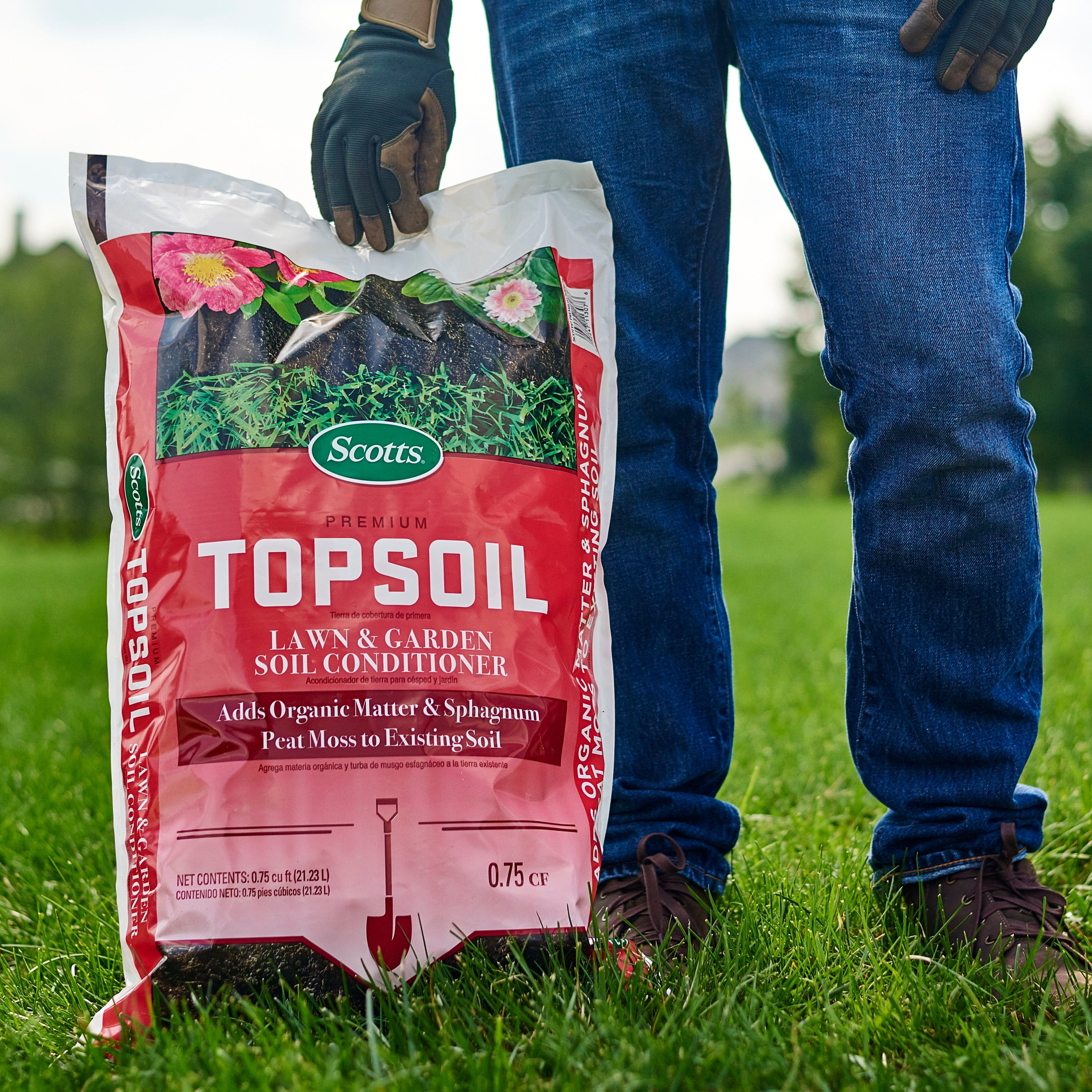Scotts Premium Topsoil Lawn and Garden Soil Conditioner with Peat Moss (0.75 cu. ft.) jws2n