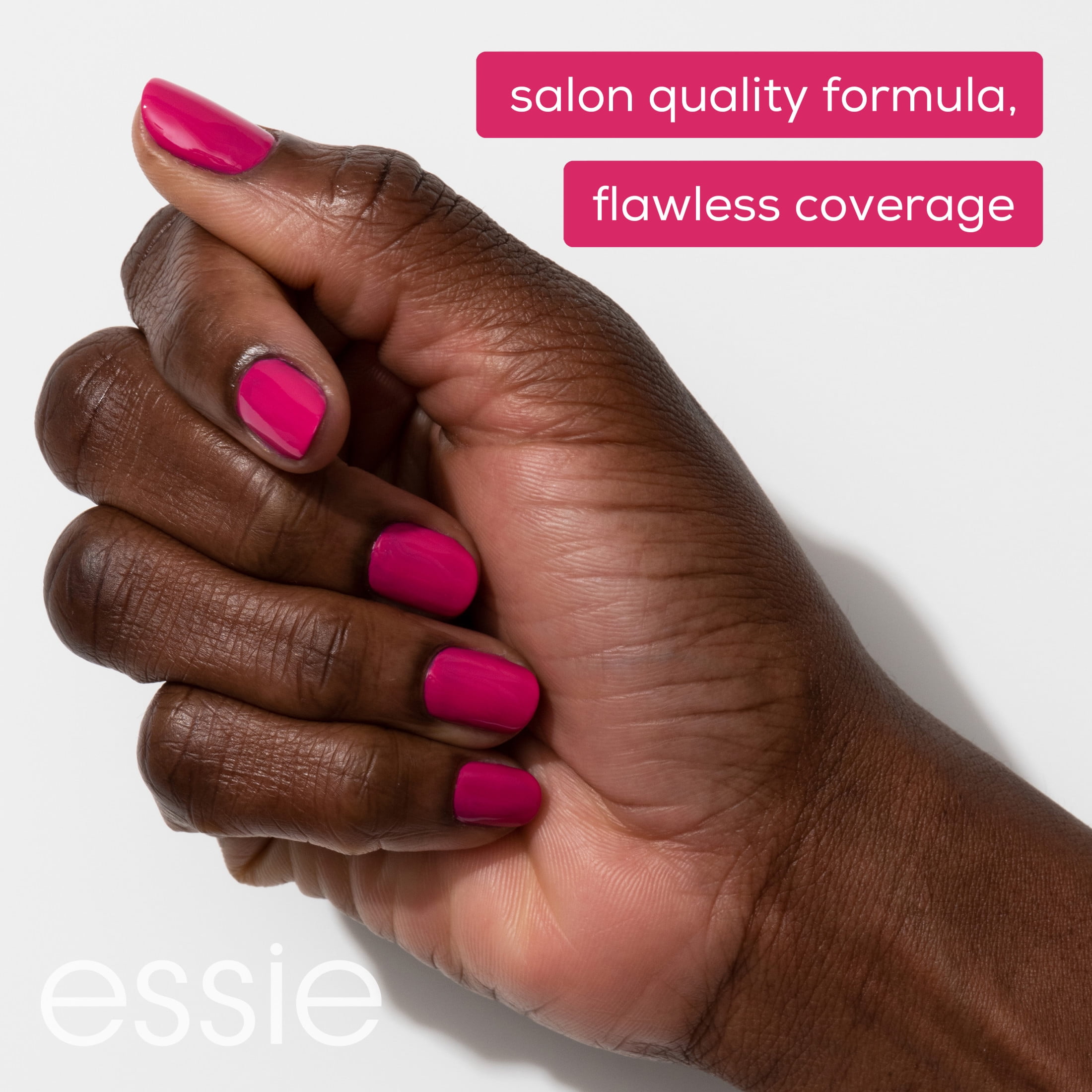 essie Nail Polish, Licorice Jet Black, Long-lasting Salon Quality Formula (Black, 0.46 fl oz) 80ymb