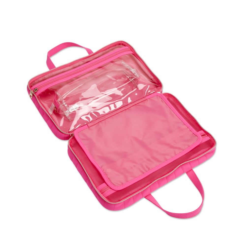 Conair Sophia Joy 2-Piece Weekender Cosmetic Bag Set (Pink, 2-Piece) ueuad