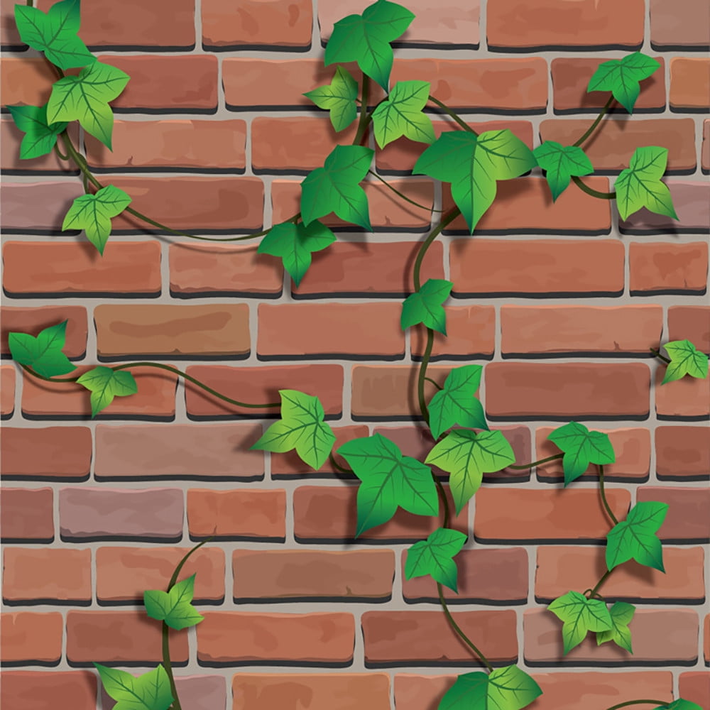 JoyMoreHome Peel and Stick Brick Wallpaper, Vintage Stone Decorative Contact Paper for Kitchen (Red, 17.7 in x 39.4 in) c6bag