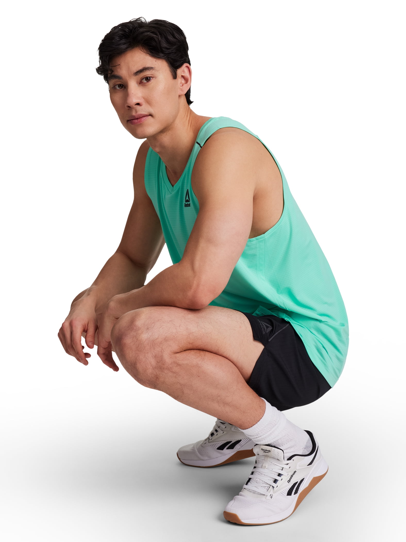 Reebok Men's Turboboost Performance Tank Top (Moisture-Wicking Athletic Fit, XS-5XL) 7ia5i