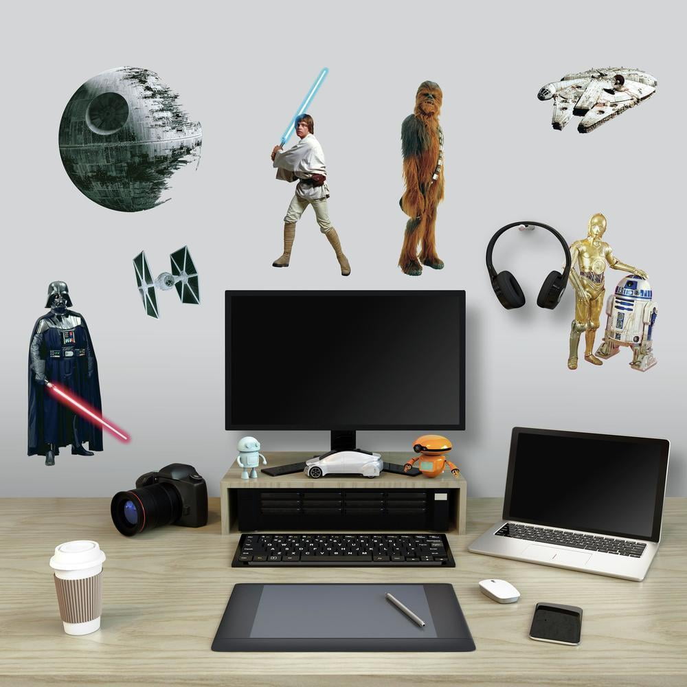 RoomMates Star Wars Classic Wall Decals (31 Count, 1.5 in to 9 in) csnkg