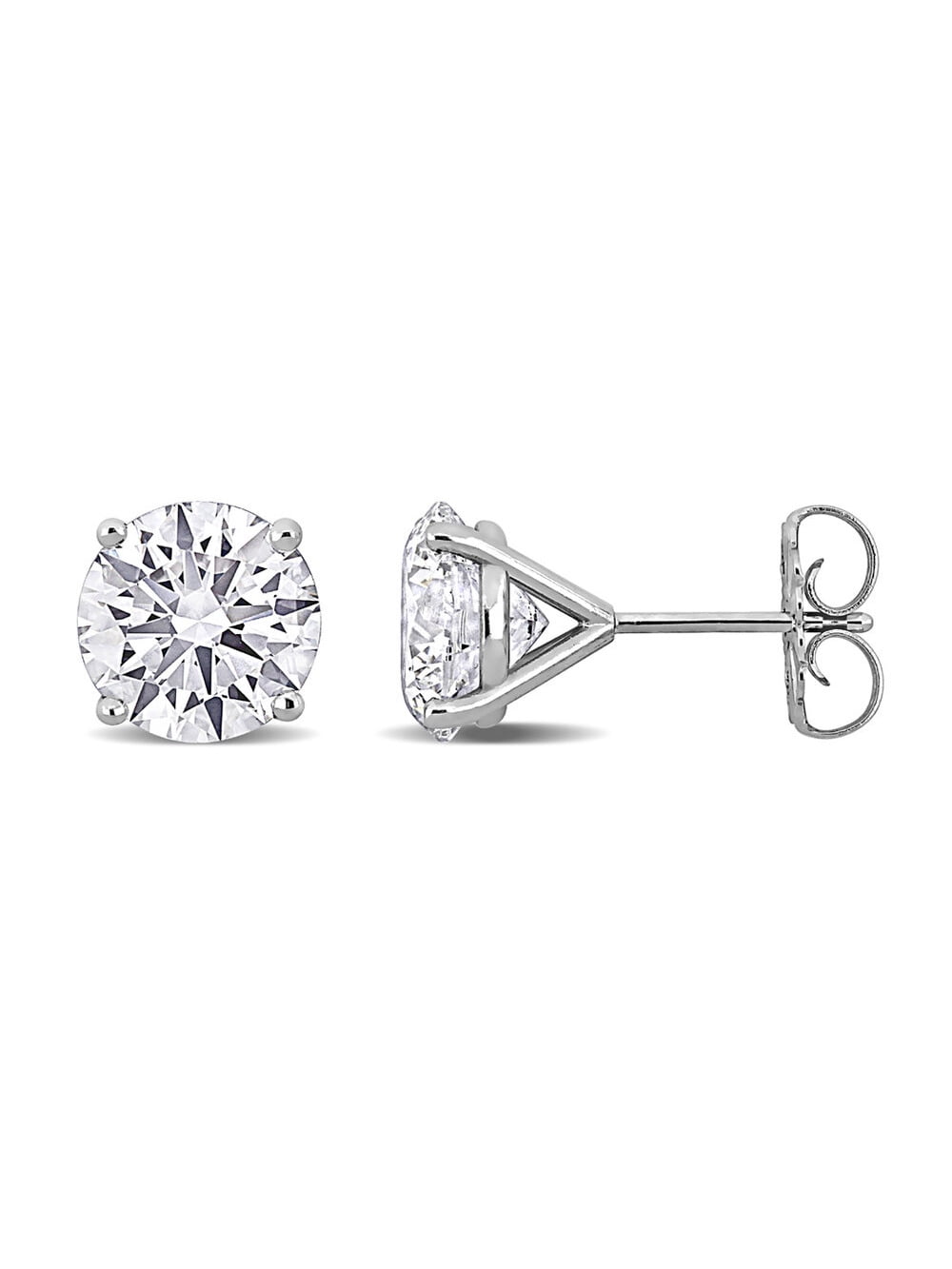 Gem And Harmony 5.00 Carat Lab-Grown Round Diamond Solitaire Martini Earrings (14K White Gold, 5.00 CTW) 6jejr