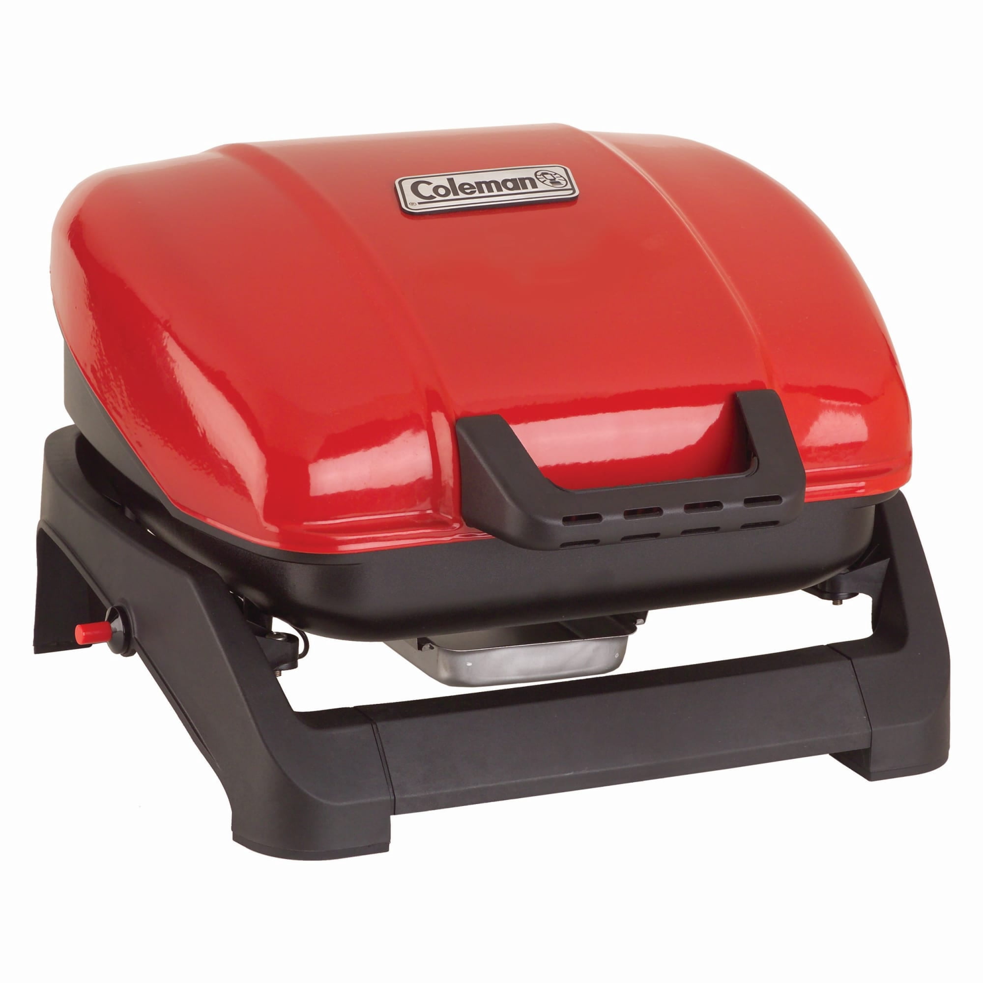 Coleman RoadTrip Sportster Propane Gas Grill Portable Outdoor Cooking Stove (Red, 225 sq. in.) q53h3