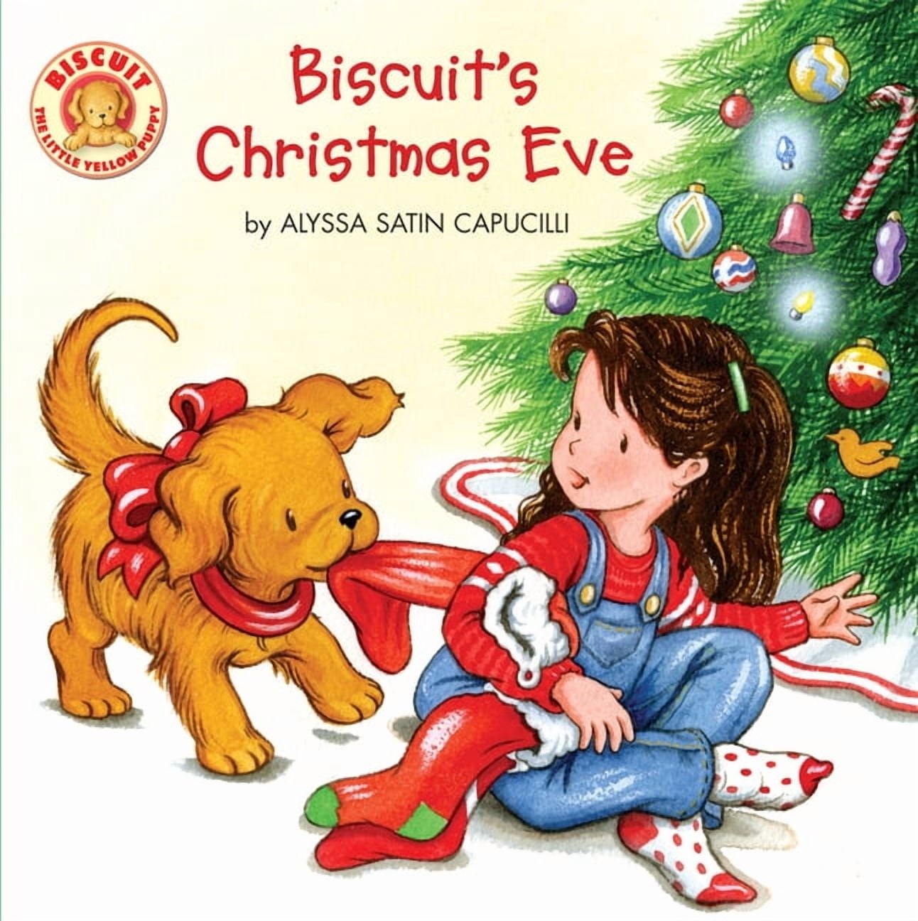 Alyssa Satin Capucilli Biscuit's Christmas Eve Holiday Lift-The-Flap Book for Kids (Paperback, 20 Pages) gieu5
