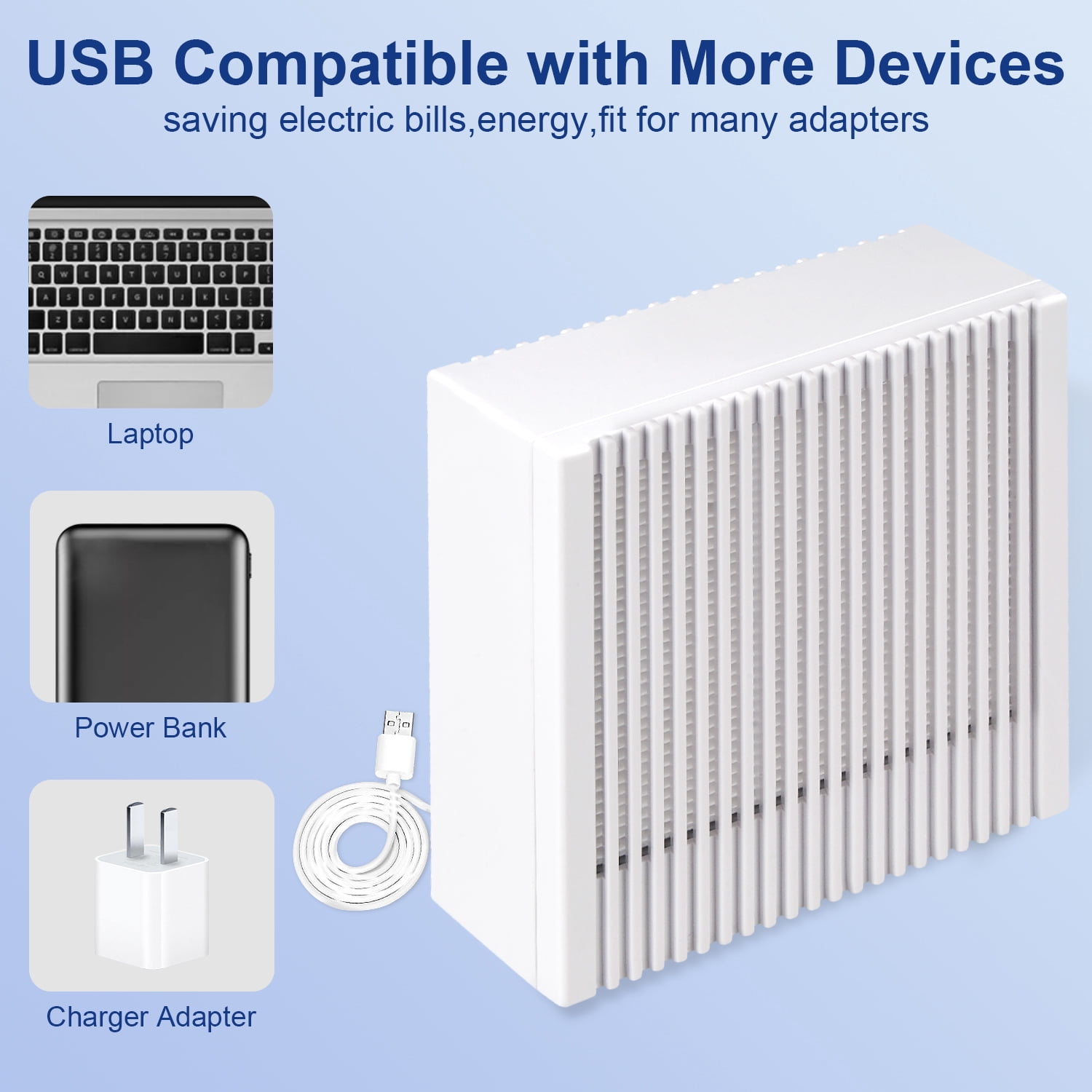 Gonrair Portable Desktop Air Purifier for Home and Office (White, 1 Pack) zdl7w