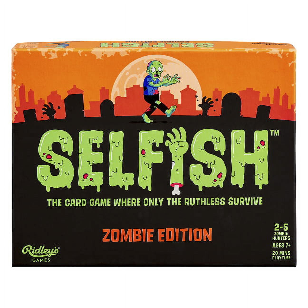 Ridley's Selfish Zombie Edition Card Game (Survival Strategy Board Game) kzm2j