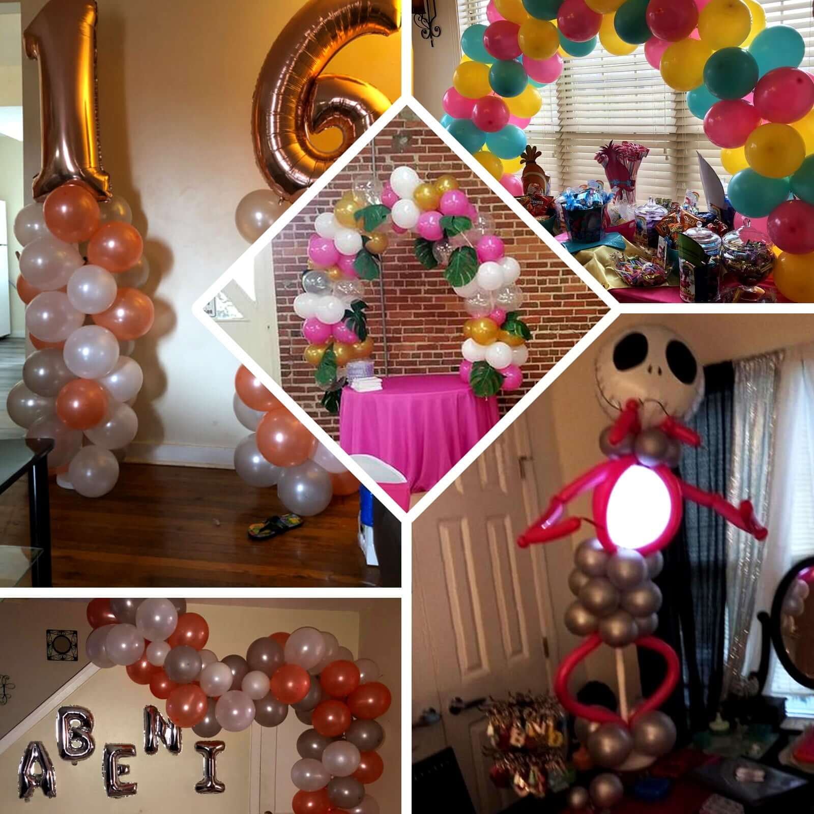 Efavormart Metallic Latex Balloons for Wedding Birthday Party Decorations (Eggplant, 12 in, 100 Pack) bt7tq