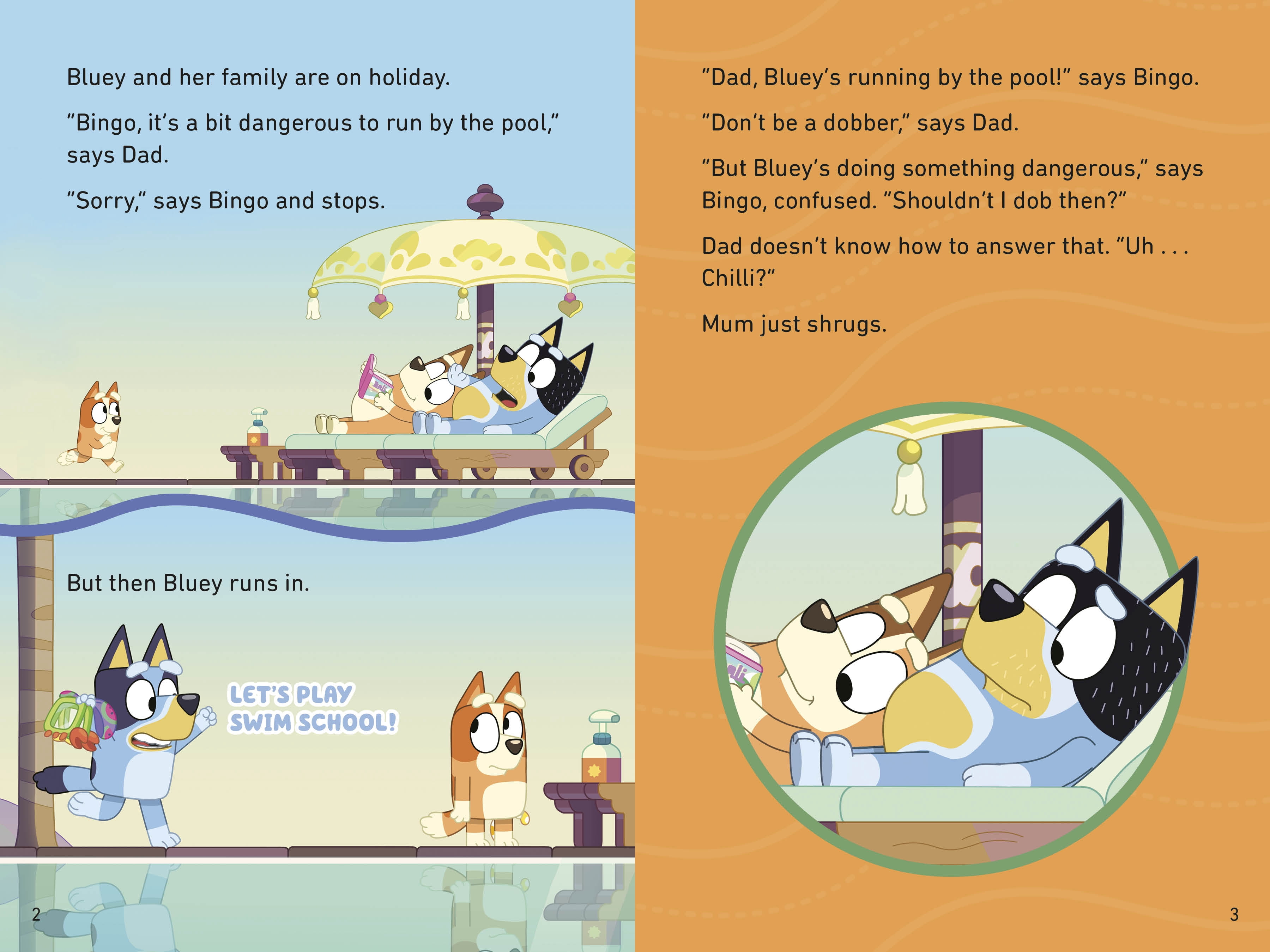 Penguin Young Readers Licenses Swim School: A Bluey Storybook (Paperback, 32 Pages) p19fy