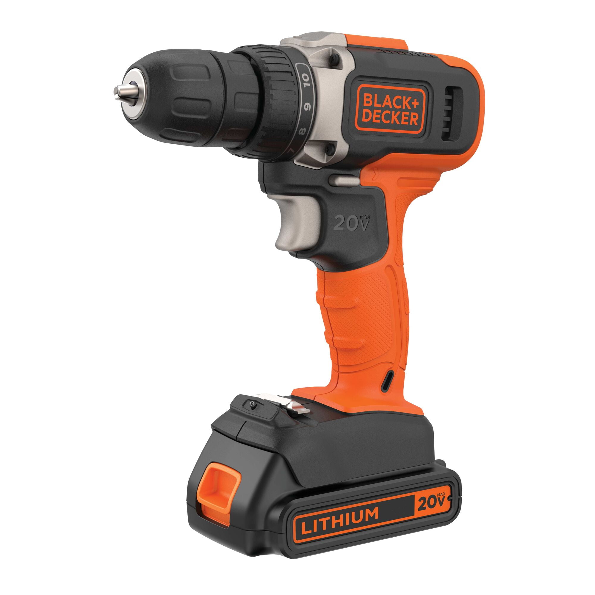 BLACK+DECKER 20V Cordless Drill and Driver Project Kit (Black, 83 Piece Set) dyeyv