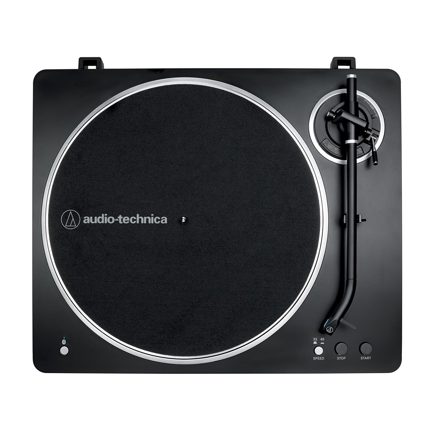 Audio-Technica AT-LP70XBT Fully Automatic Wireless Belt-Drive Turntable Bundle with Silicone Platter Mat and Record Cleaning Kit (Black) e7vke