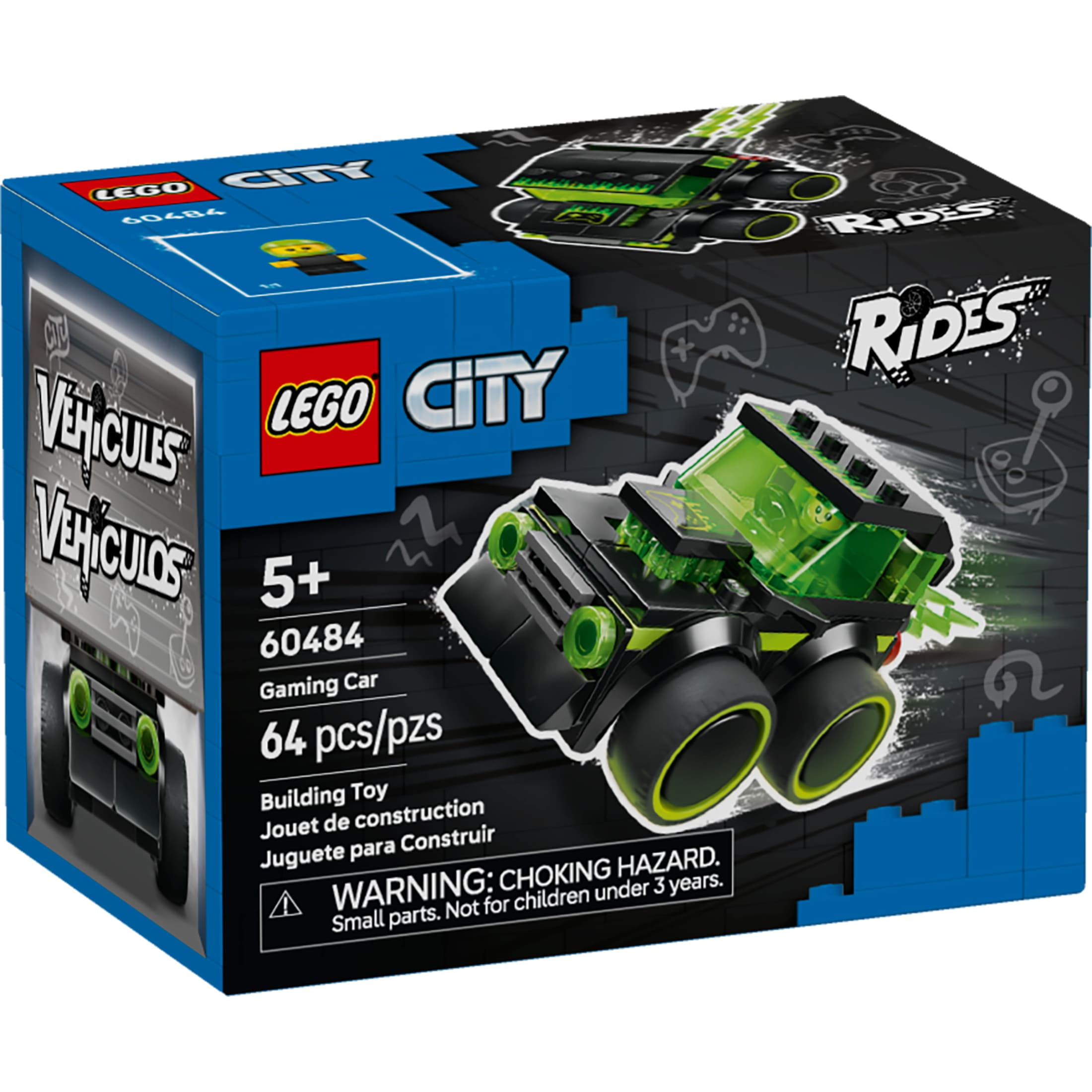 LEGO City Gaming Race Car Building Set with Minifigure (64 Pieces) ggper