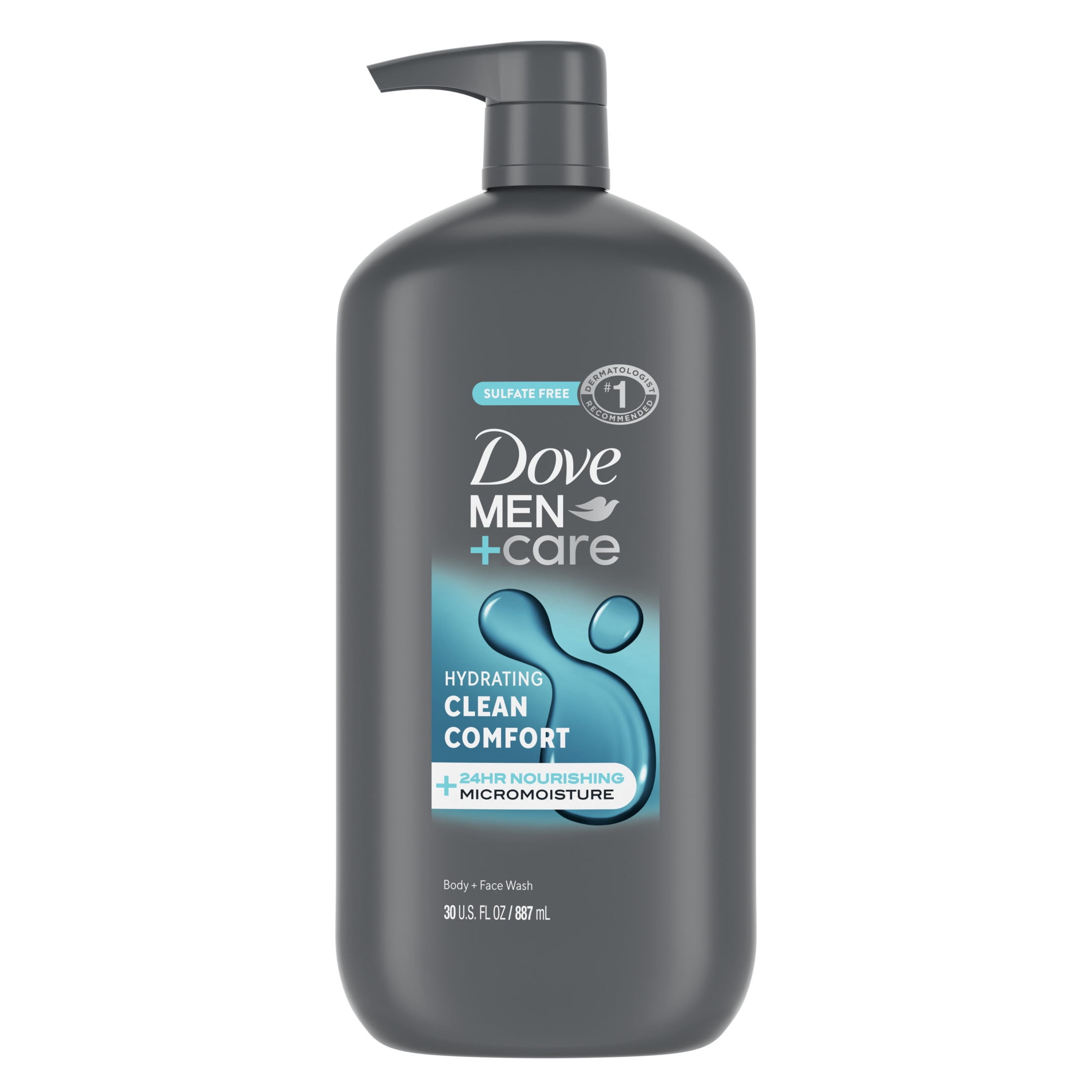 Dove Men+Care Clean Comfort Body and Face Wash for Men (Clean Comfort, 4 Pack of 30 oz) jcjo2