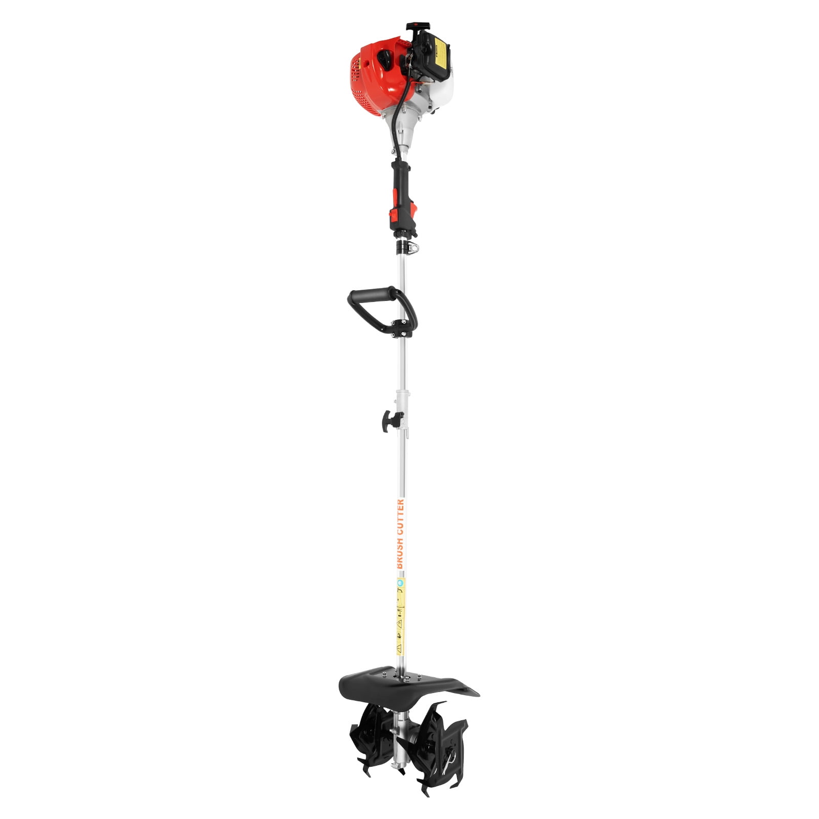 FOGGBET 51.7cc 2-Stroke Gas Powered Mini Tiller Cultivator for Garden and Farm (9 in Width) dgu79