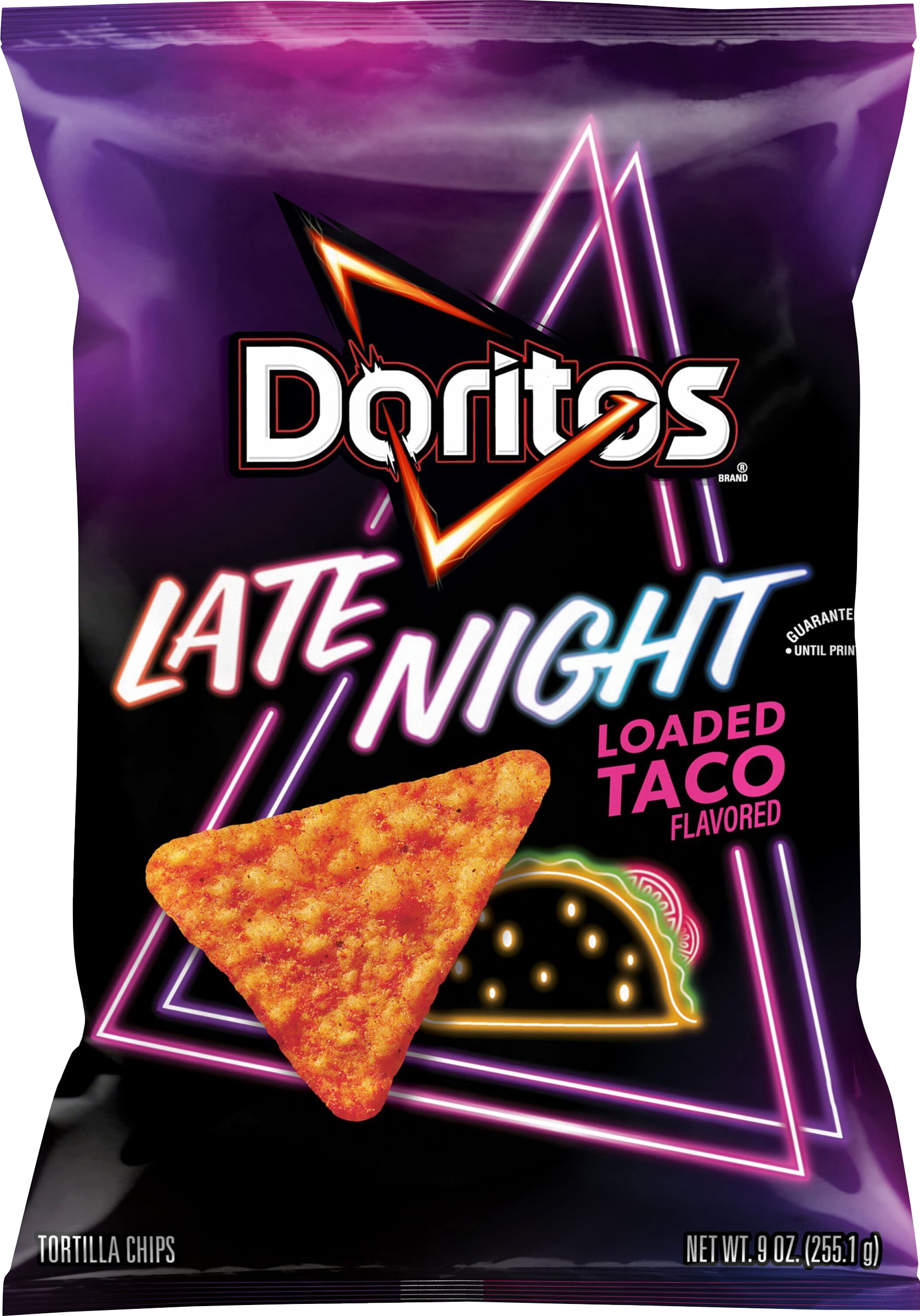 Doritos Tortilla Chips Late Night Loaded Taco Flavored Snack (9 oz) a7u0m