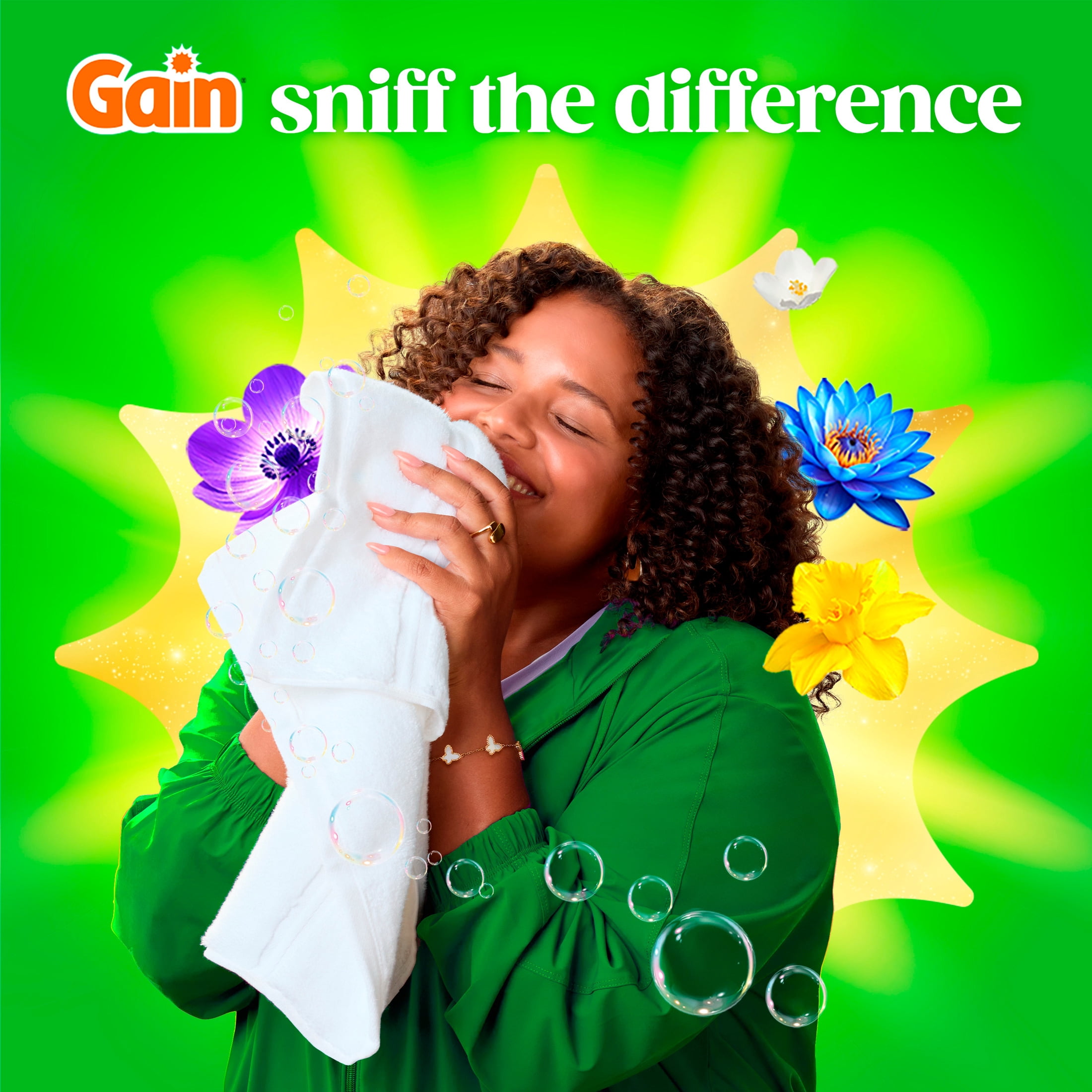 Gain Flings Laundry Detergent Pacs, 4-in-1 Oxi Boost and Febreze, Moonlight Breeze Scent (12 Count) trko2