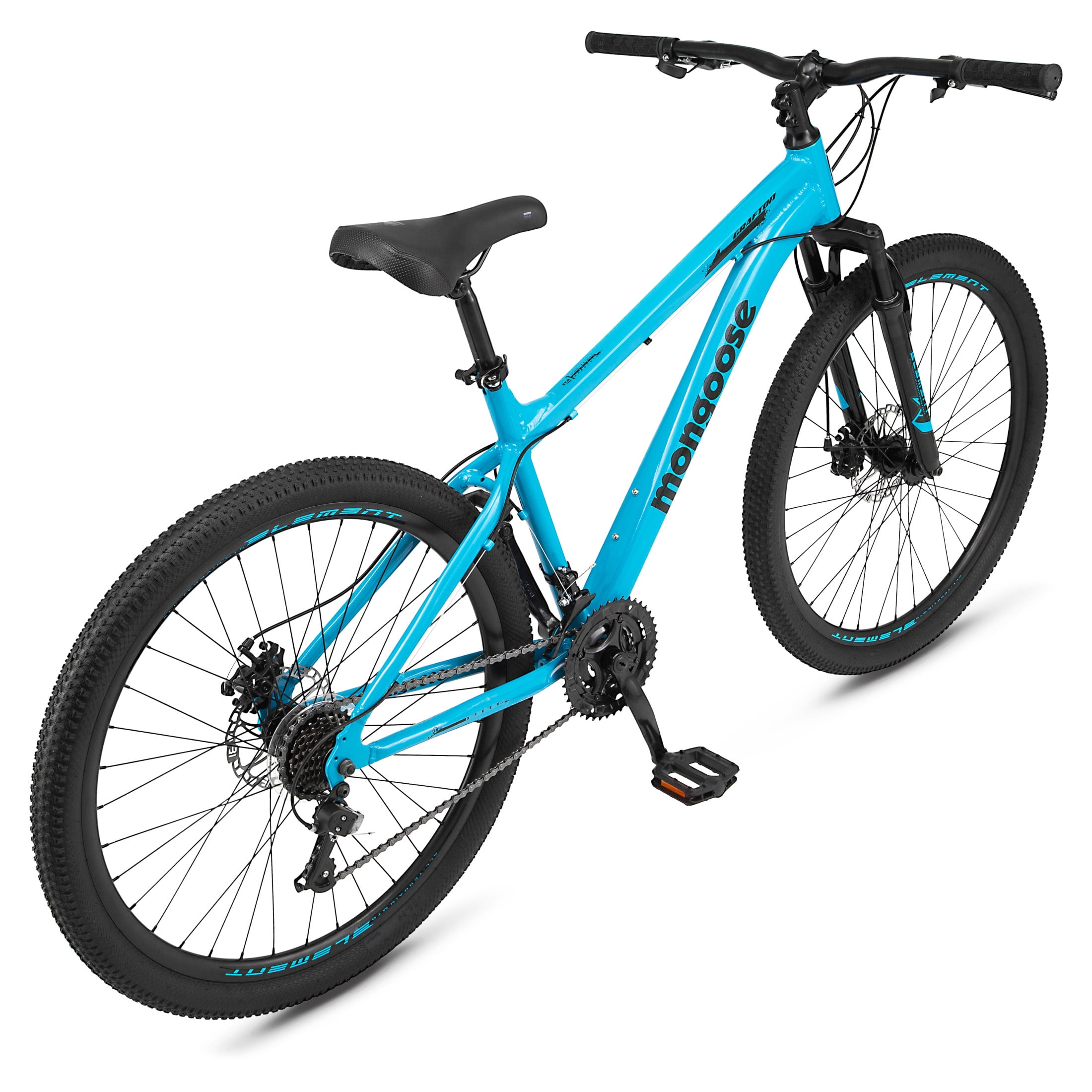 Mongoose Grafton Mountain Bike (Blue, 27.5 in Wheel, 21 Speed) ku582