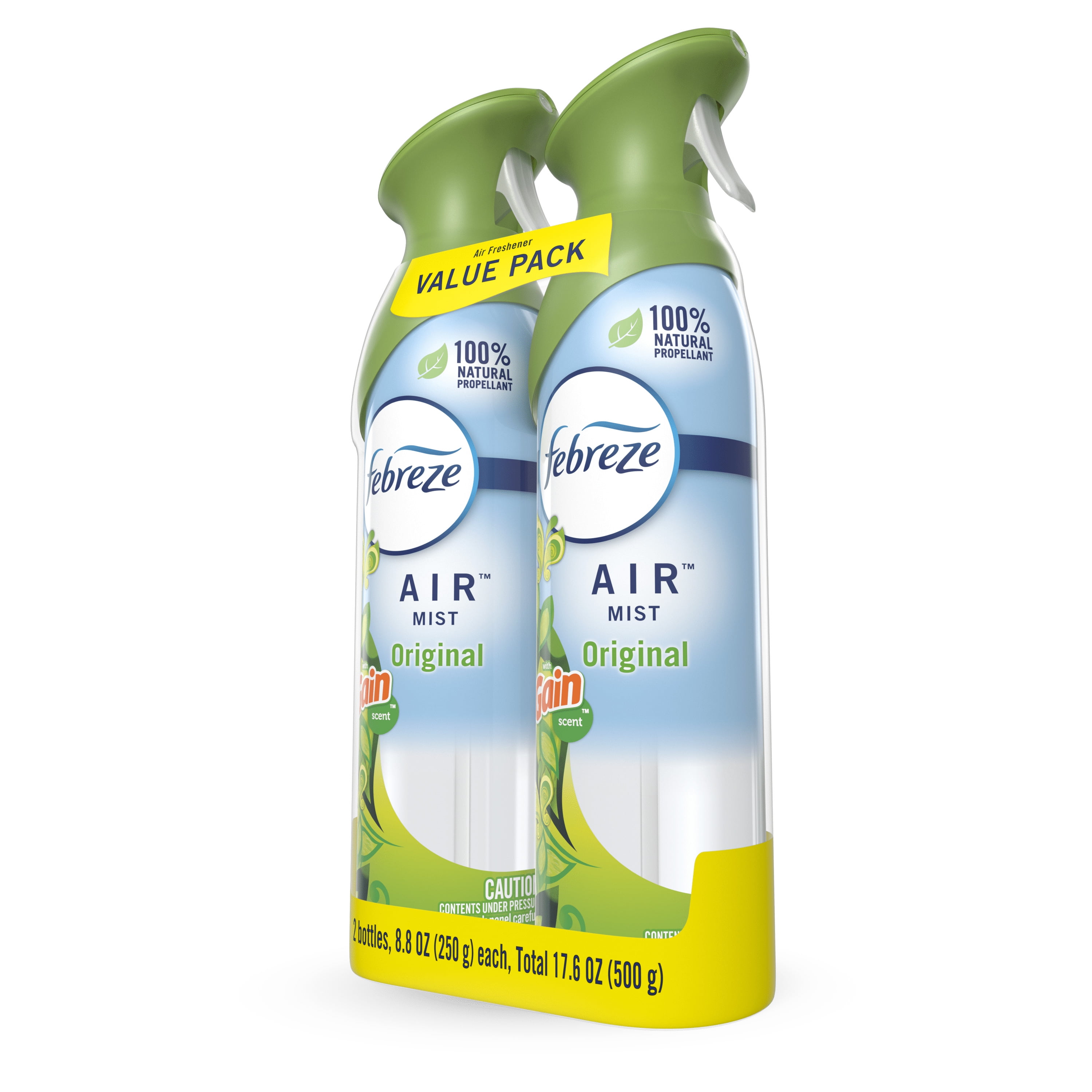Febreze Air Freshener Spray, Odor-Fighting Room Mist, Gain Original Scent (8.8 oz, 2 Count) 8hcy1