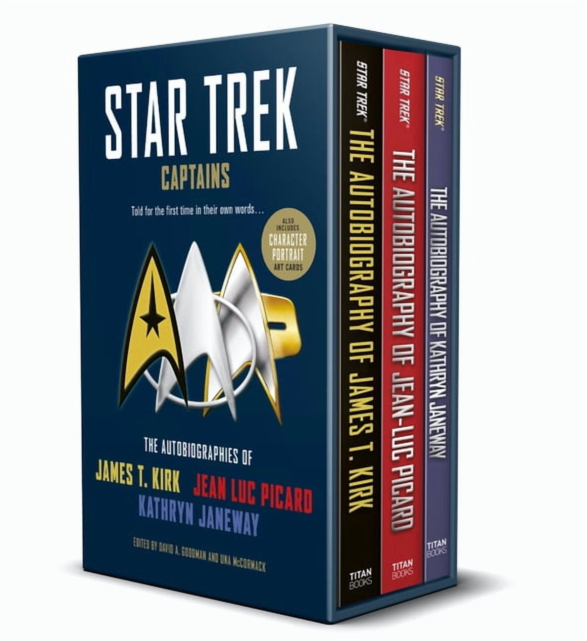 Una McCormack Star Trek Captains The Autobiographies Boxed Set (Paperback, 816 Pages) 74en8