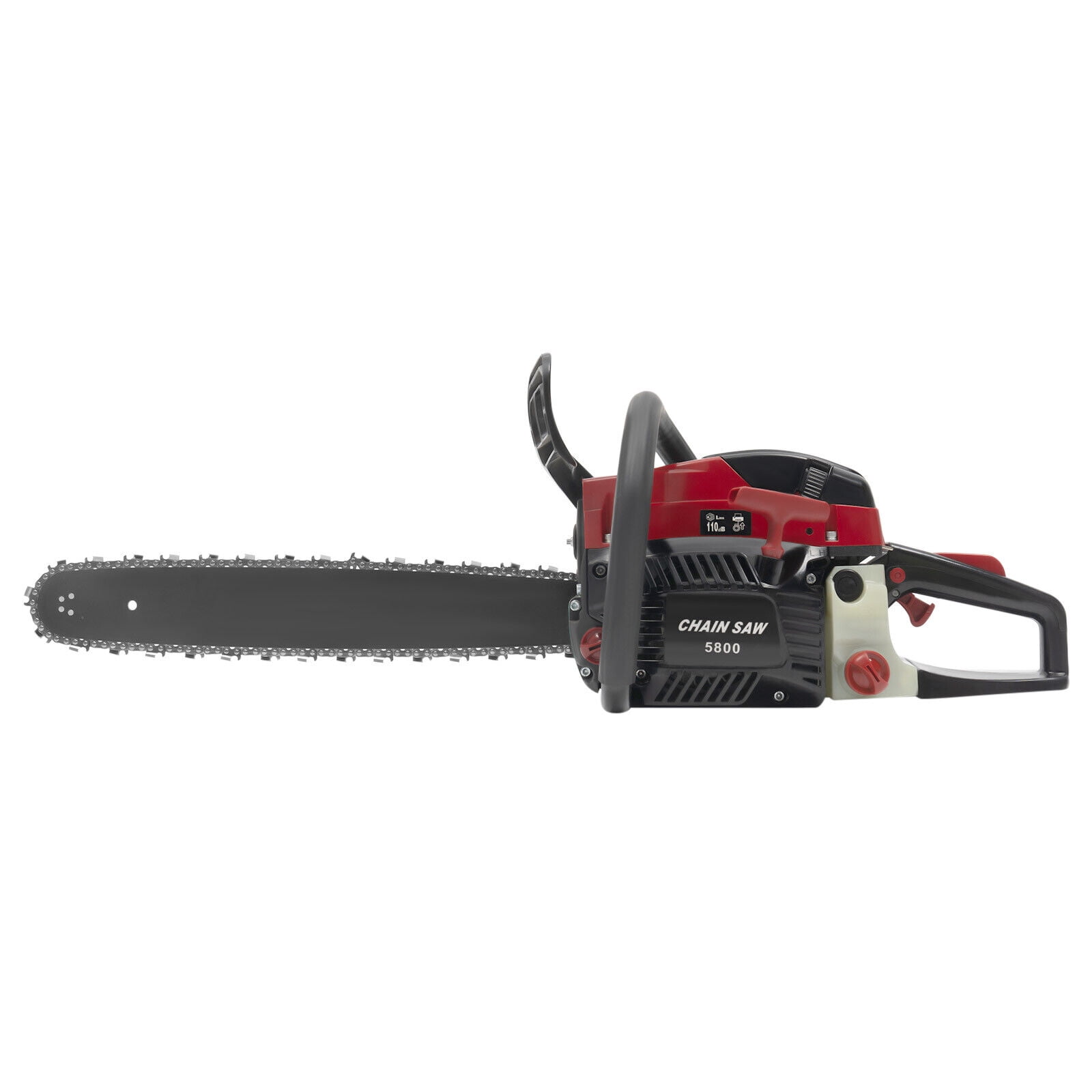 Generic 20-Inch Gasoline Chainsaw 58cc 2-Stroke Engine (Black, 20 in) icytf