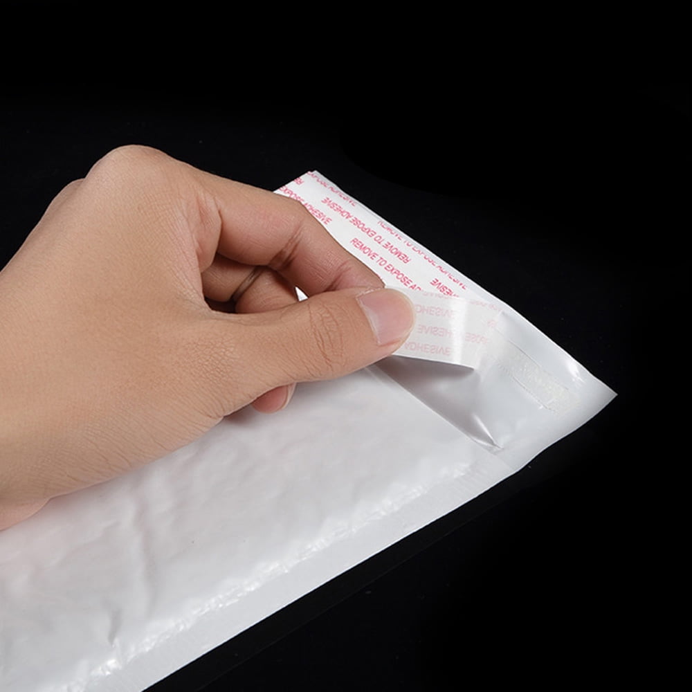 Airjacket Poly Bubble Mailers Padded Shipping Envelopes (White, 100 Pack) hhpmq