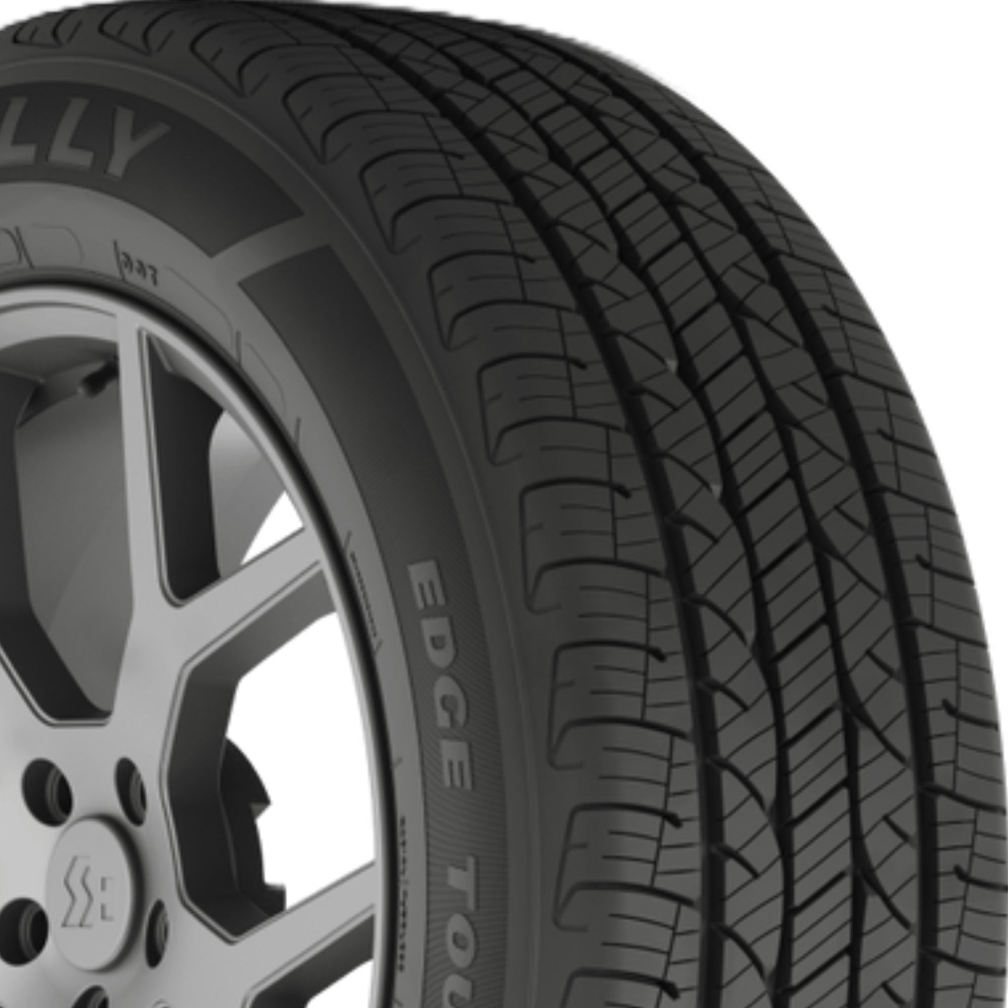 Kelly Edge Touring Plus All-Season Passenger Tire (Black Sidewall, 235/60R17) 1vz9k