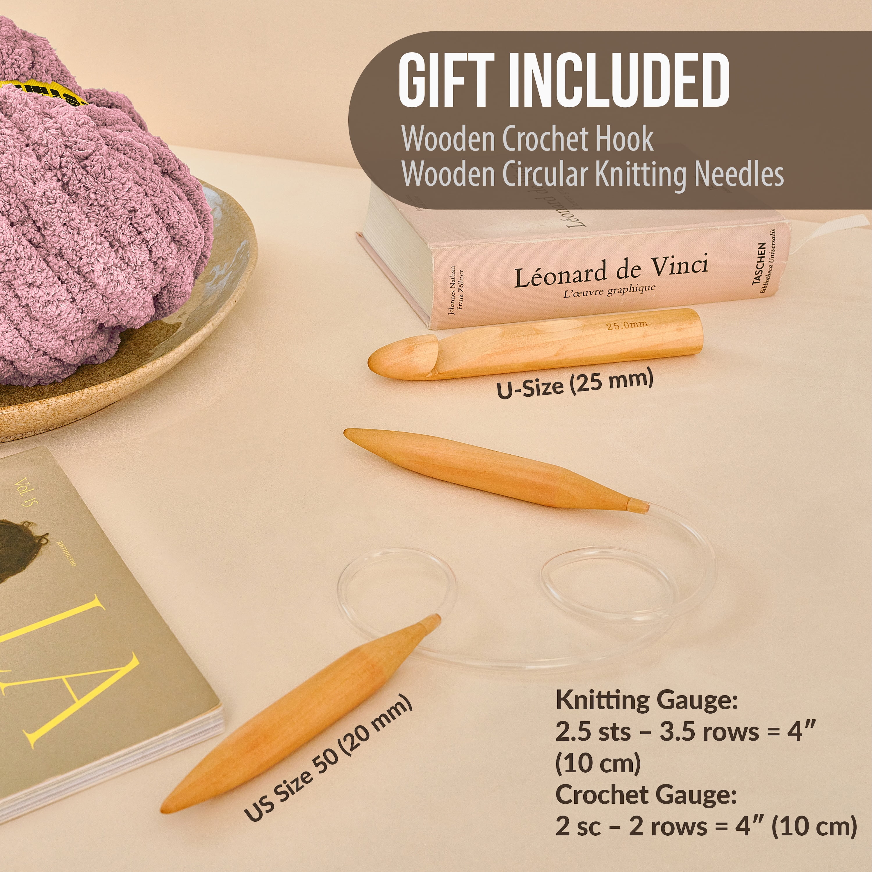 Craftiss Chunky Chenille Yarn for Crochet (Dusty Pink, 8 Rolls, 8 oz per Skein) 6kk2k