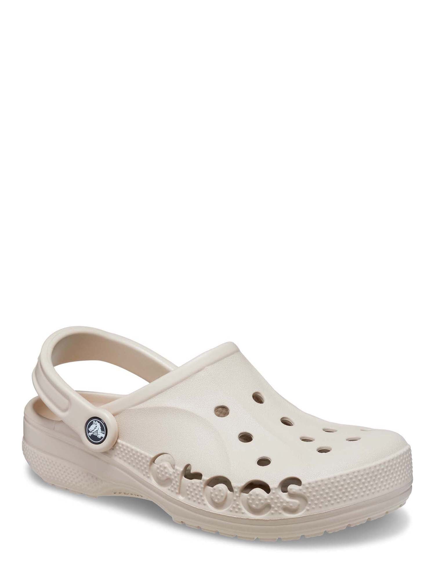Crocs Unisex Baya Clog Lightweight Slip-on Sandals (Grey, 9 US Men / 11 US Women) sk1zt
