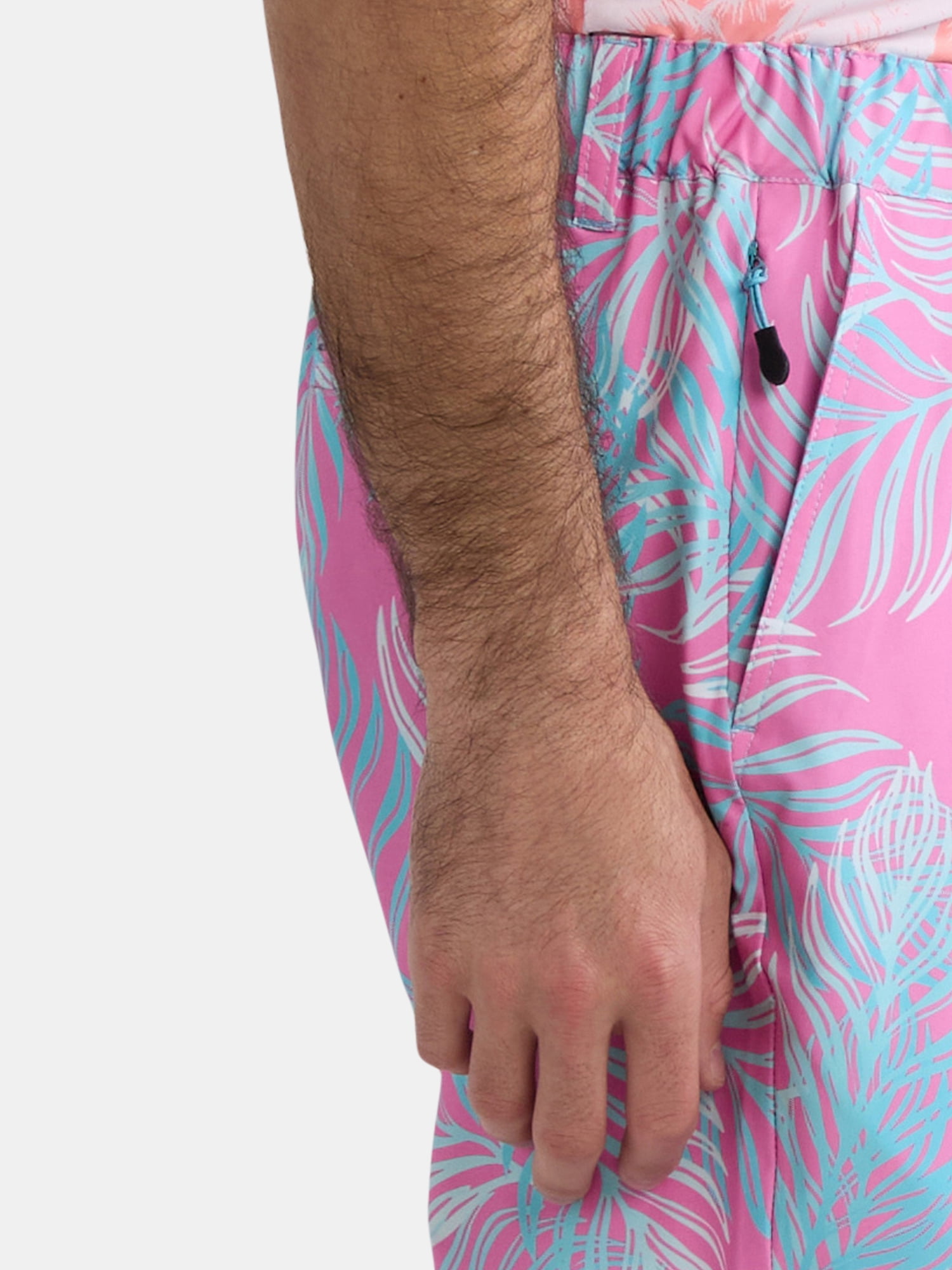 Birdie Bound Men's Novelty Printed Golf Shorts, Performance Stretch Fabric (Pink, XS-5XL) ebqhn
