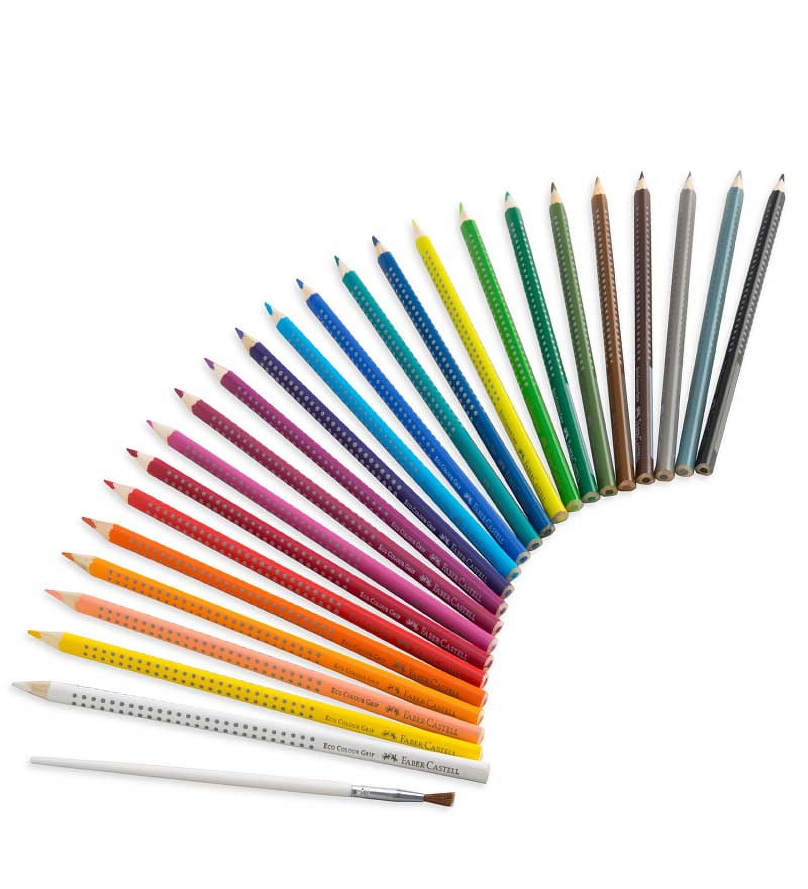 Faber-Castell GRIP Watercolor EcoPencils Professional Art Supplies (Assorted Colors, 24 Count) 0ohoh