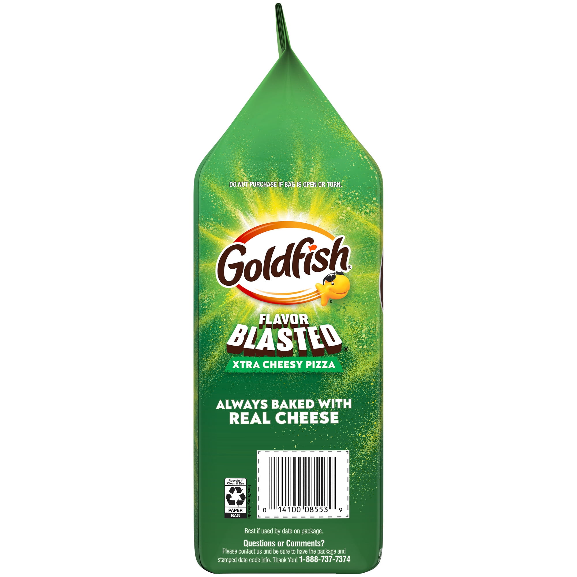Goldfish Flavor Blasted Xtra Cheesy Pizza Crackers (6.6 oz) 46zcy