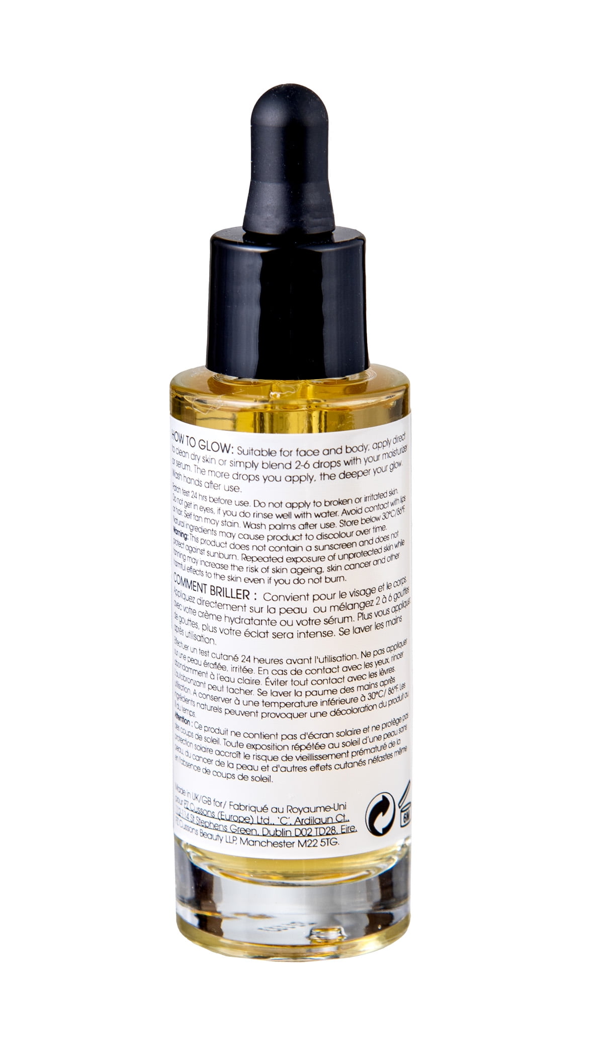 St. Tropez Self Tan Tonic Glow Drops Face Tanning Serum (1.0 fl oz) aye1l