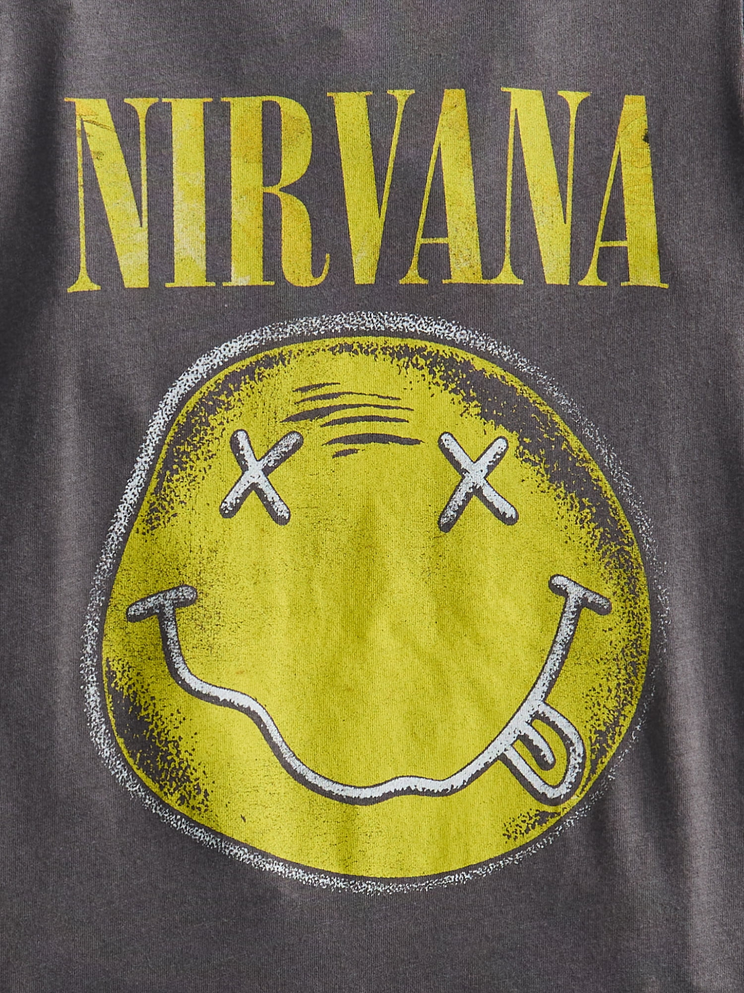 Nirvana Boys' Graphic Tour T-Shirt Short Sleeve Crewneck (Black, Size 10-12) af1k7