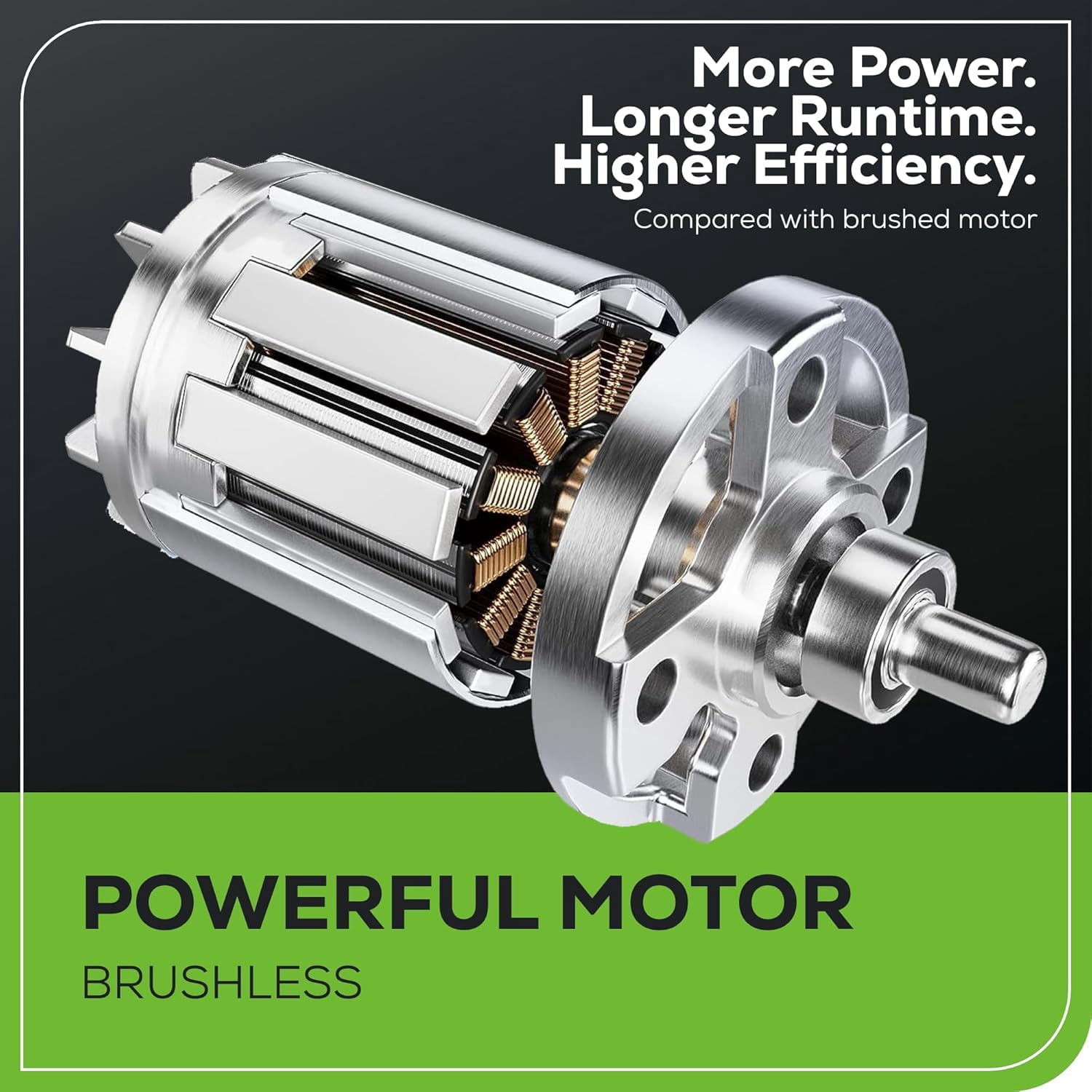 Greenworks 24V Brushless Angle Grinder with 4Ah USB Battery and Charger (Green, 4.5 in) h0a5u