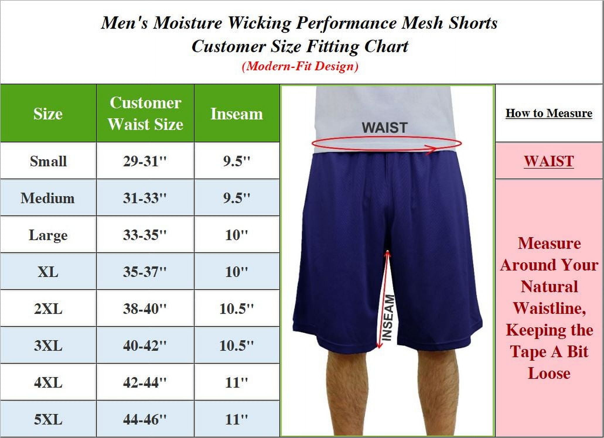Galaxy by Harvic Men's Athletic Mesh Shorts Moisture Wicking Performance Gym Wear (5-Pack) kn591