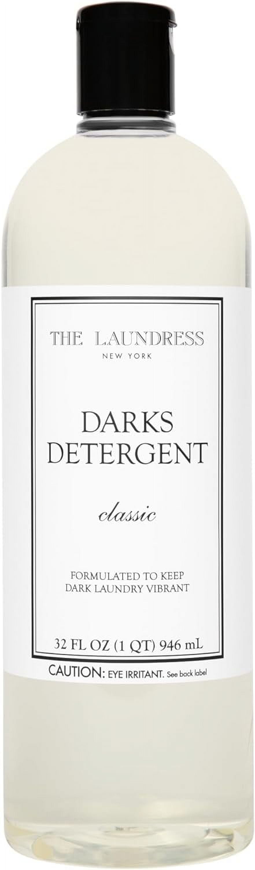The Laundress Darks Detergent, Concentrated Laundry Liquid for Vibrant Colors, Stain-Fighting Formula (Classic Scent, 32 fl oz) fofno