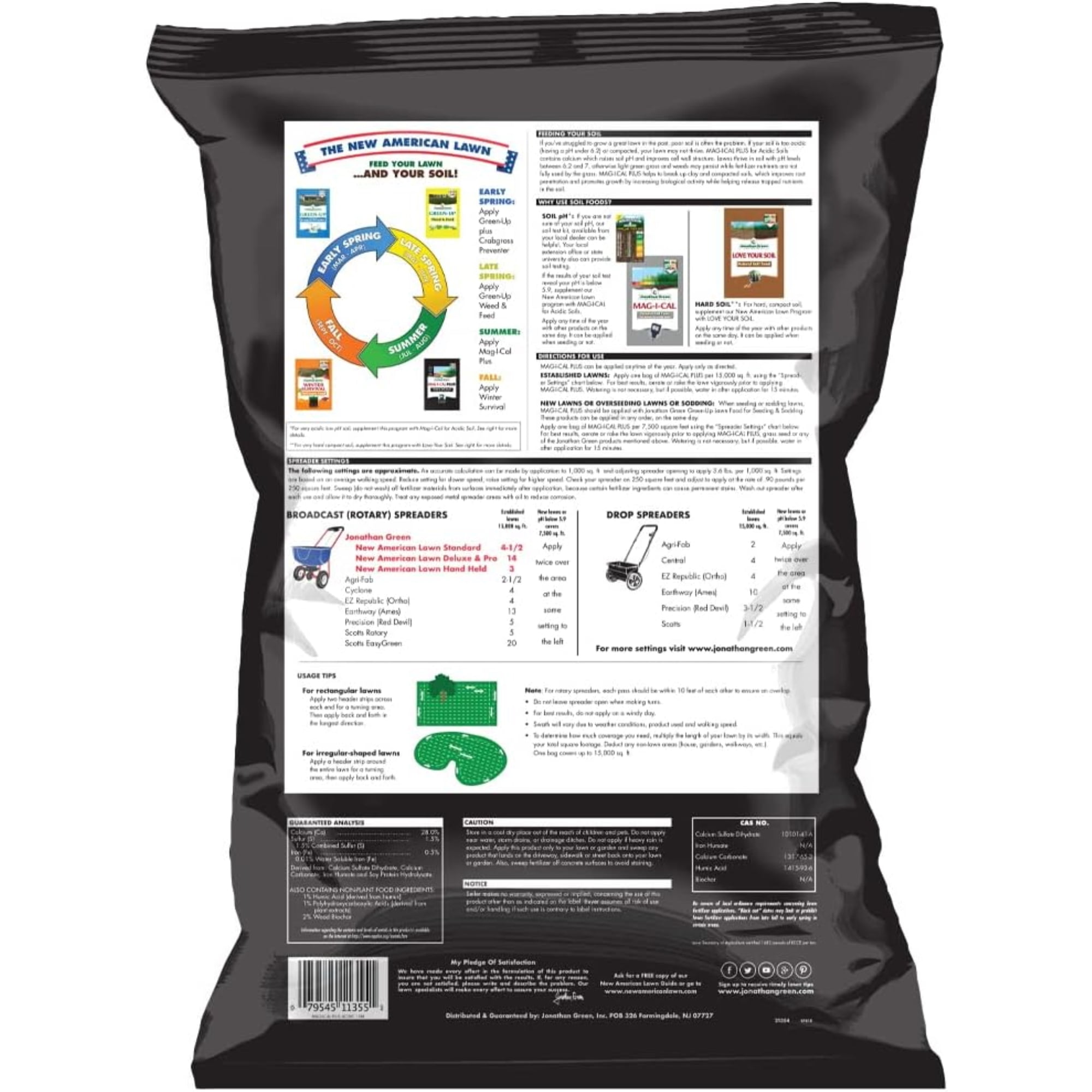 Jonathan Green Mag-I-Cal Plus Soil Food for Acidic Soil (Green, 15,000 sq ft) 17eoj