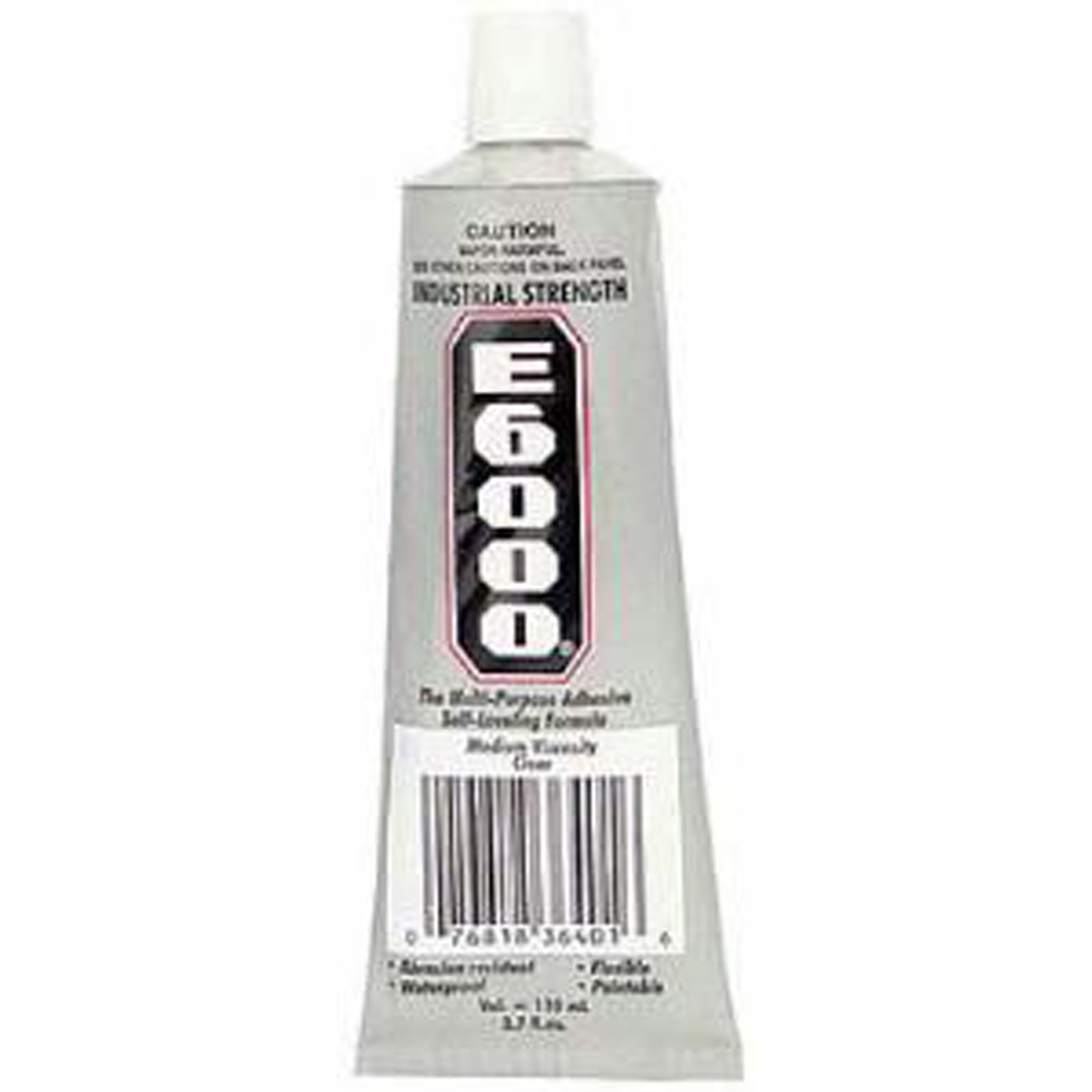 E6000 Industrial Strength Craft Adhesive (Clear, 3.7 fl oz) 4c3sp