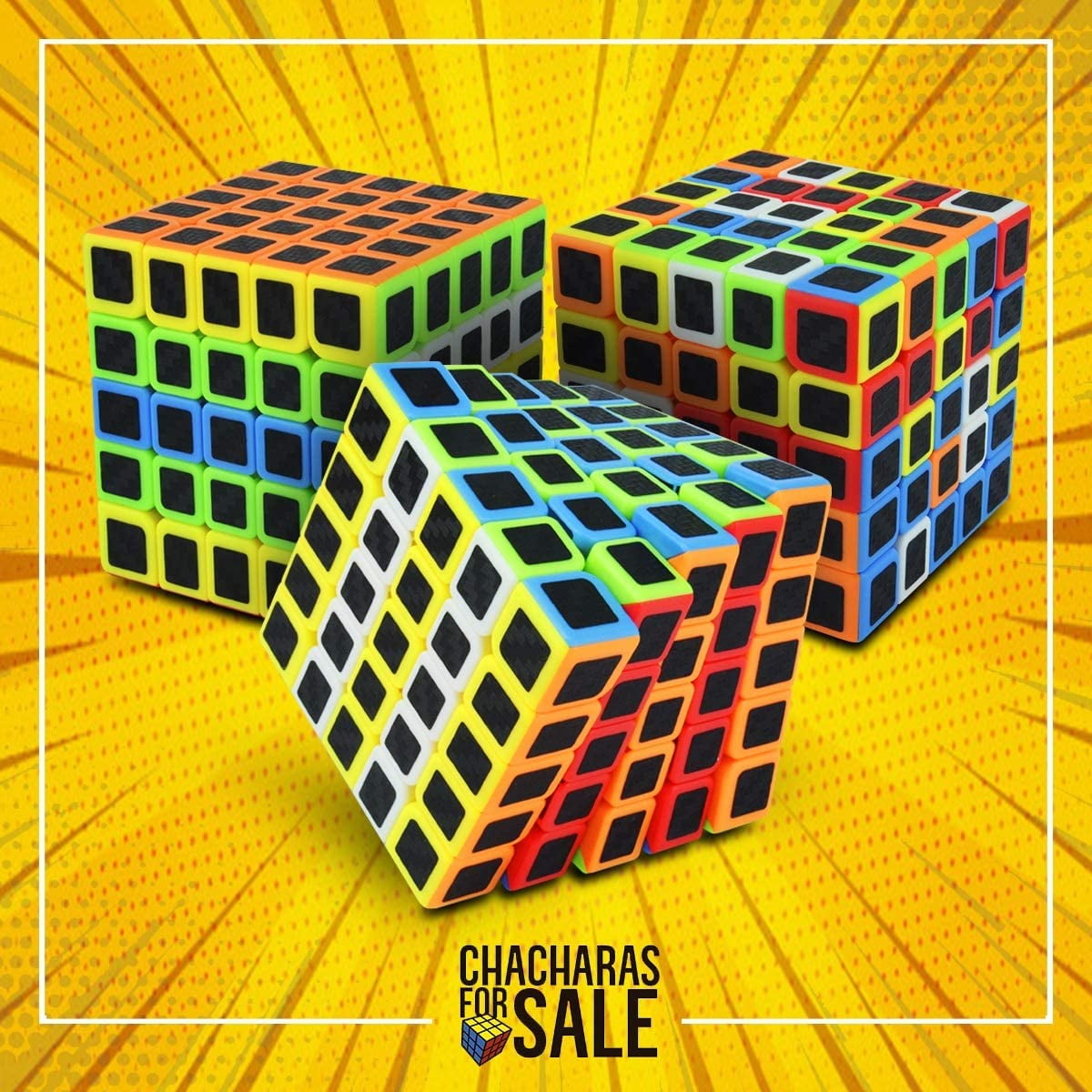 TiokMc 5x5 Speed Cube Puzzle Toy, Smooth Fast-Spinning Brain Teaser for Kids and Adults (Stickerless, 2.5 in) q8jcv