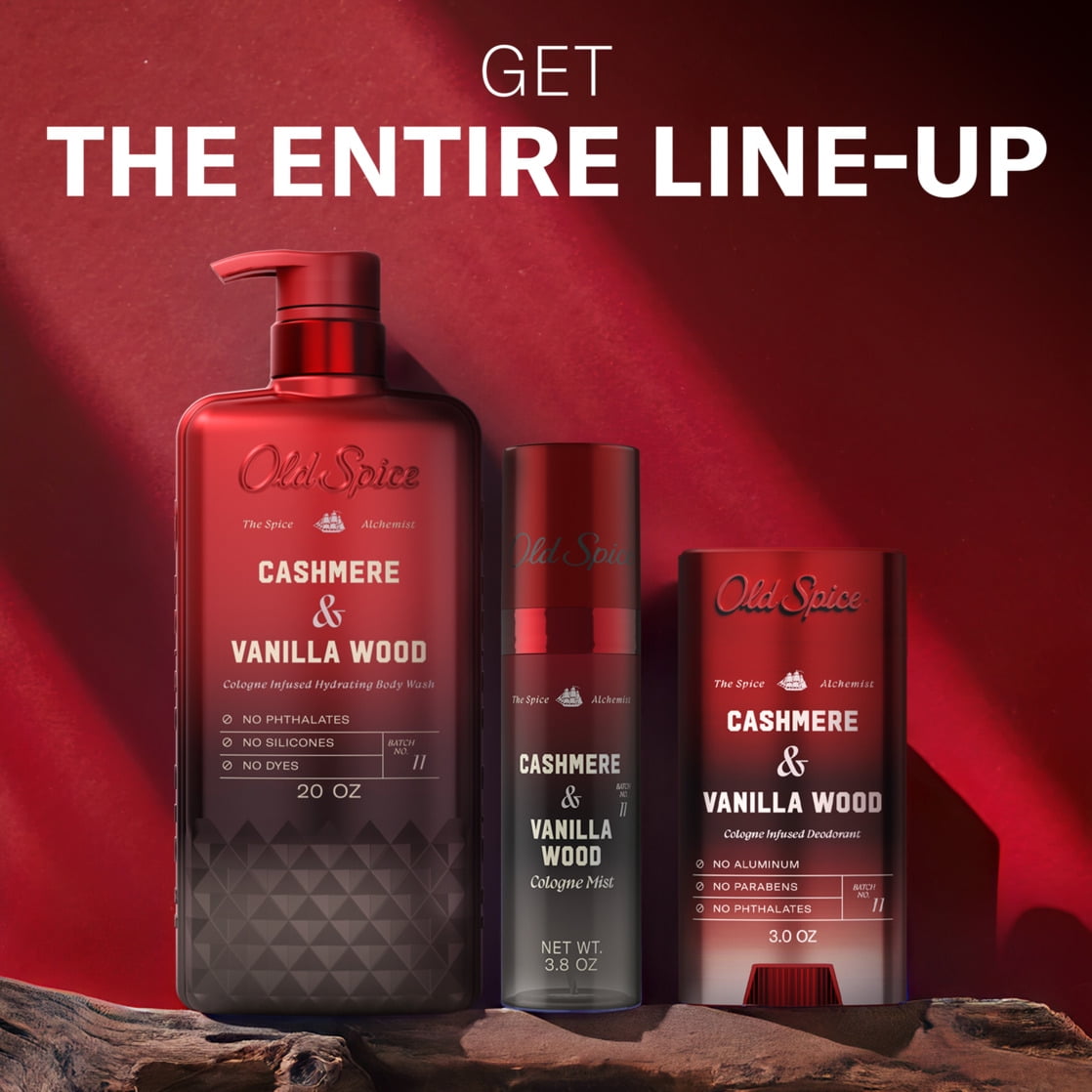 Old Spice Men's Deodorant Spice Alchemist Collection, Cashmere & Vanilla Wood (3 oz) 0hjl7
