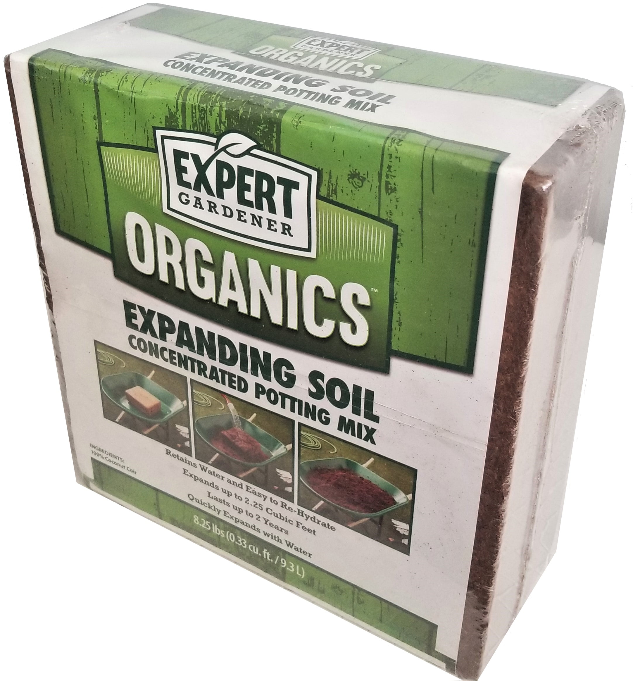 Expert Gardener Organics Expanding Potting Mix Soil (2.25 cu ft) drbay