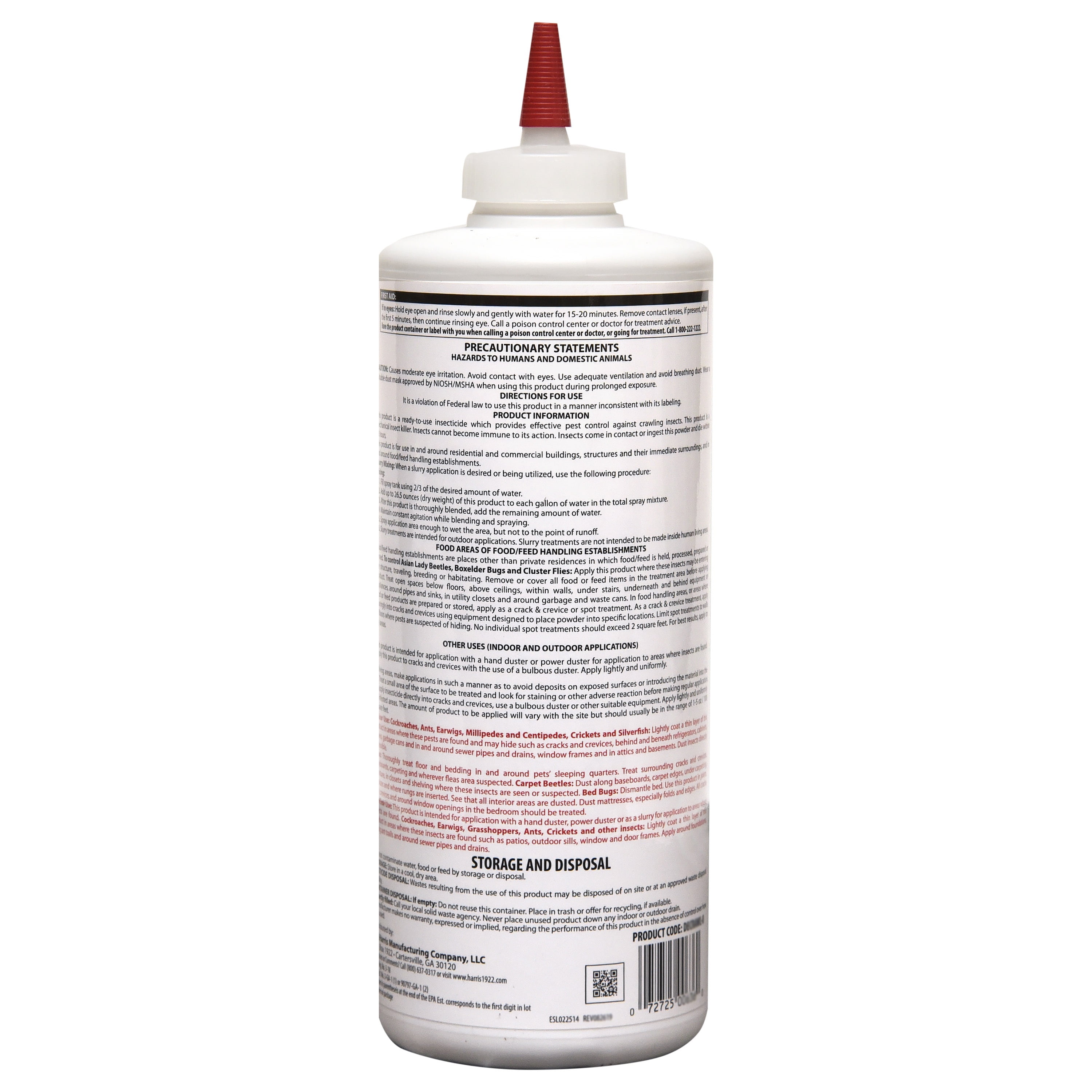 Harris Diatomaceous Earth Crawling Insect Killer Powder (Natural Pest Control, 9 oz) dmorw