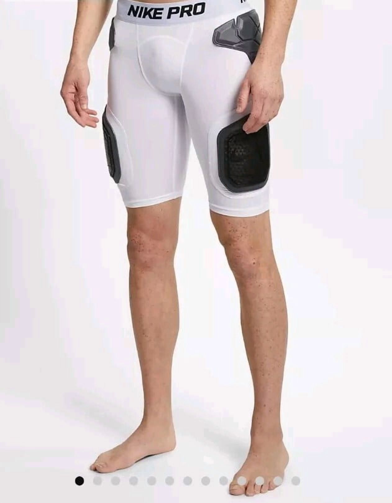 Nike Pro Team Hyperstrong Football Compression Shorts (Black, Large) pscf4